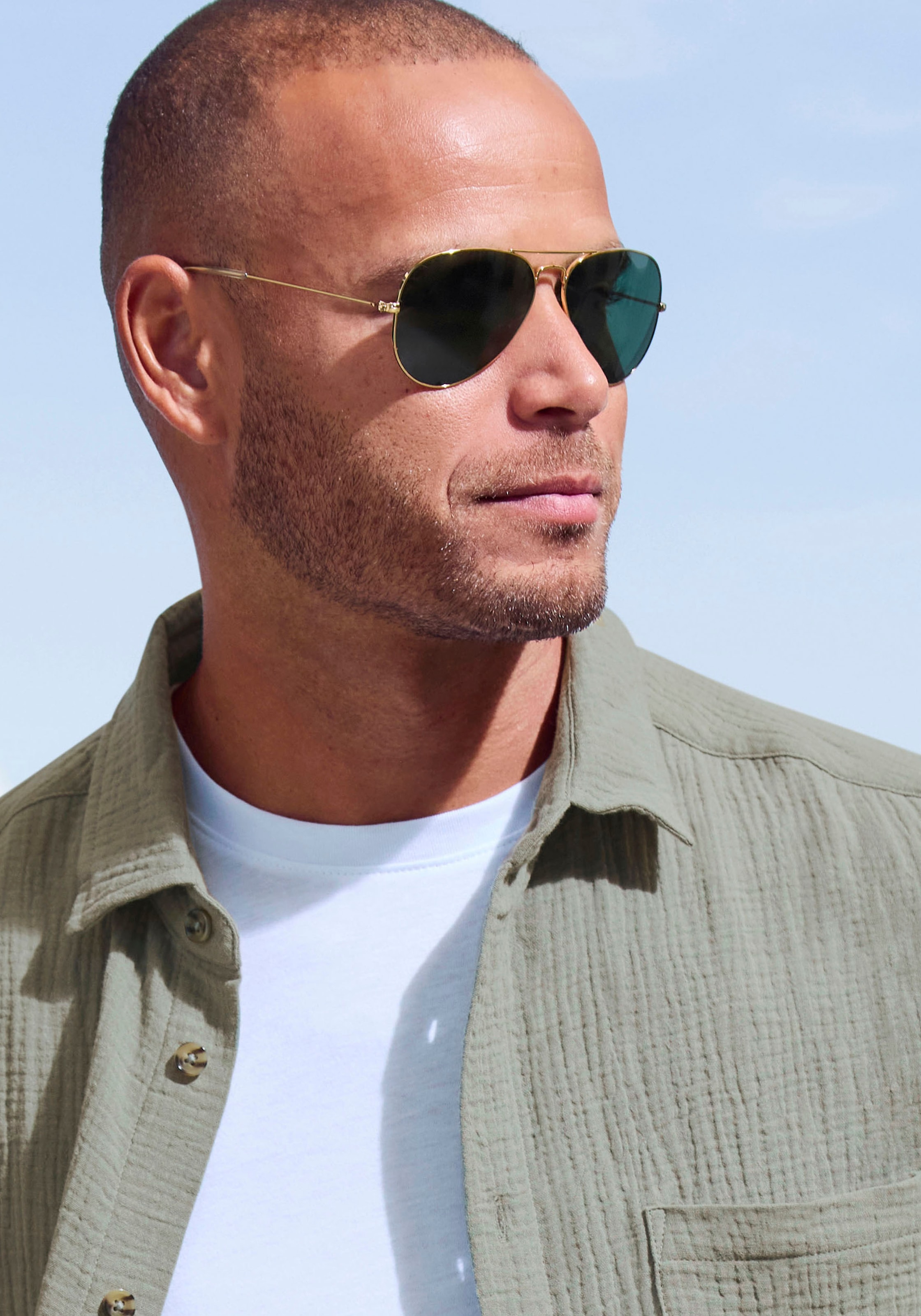 Beachtime Kurzarmhemd »Regular fit«, Kurzarm, Freizeithemd aus Musselin-Ware