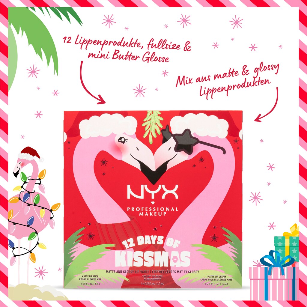 NYX Adventskalender »NYX Professional Makeup 12 Days of Kissmas«, ab 18 Jahren