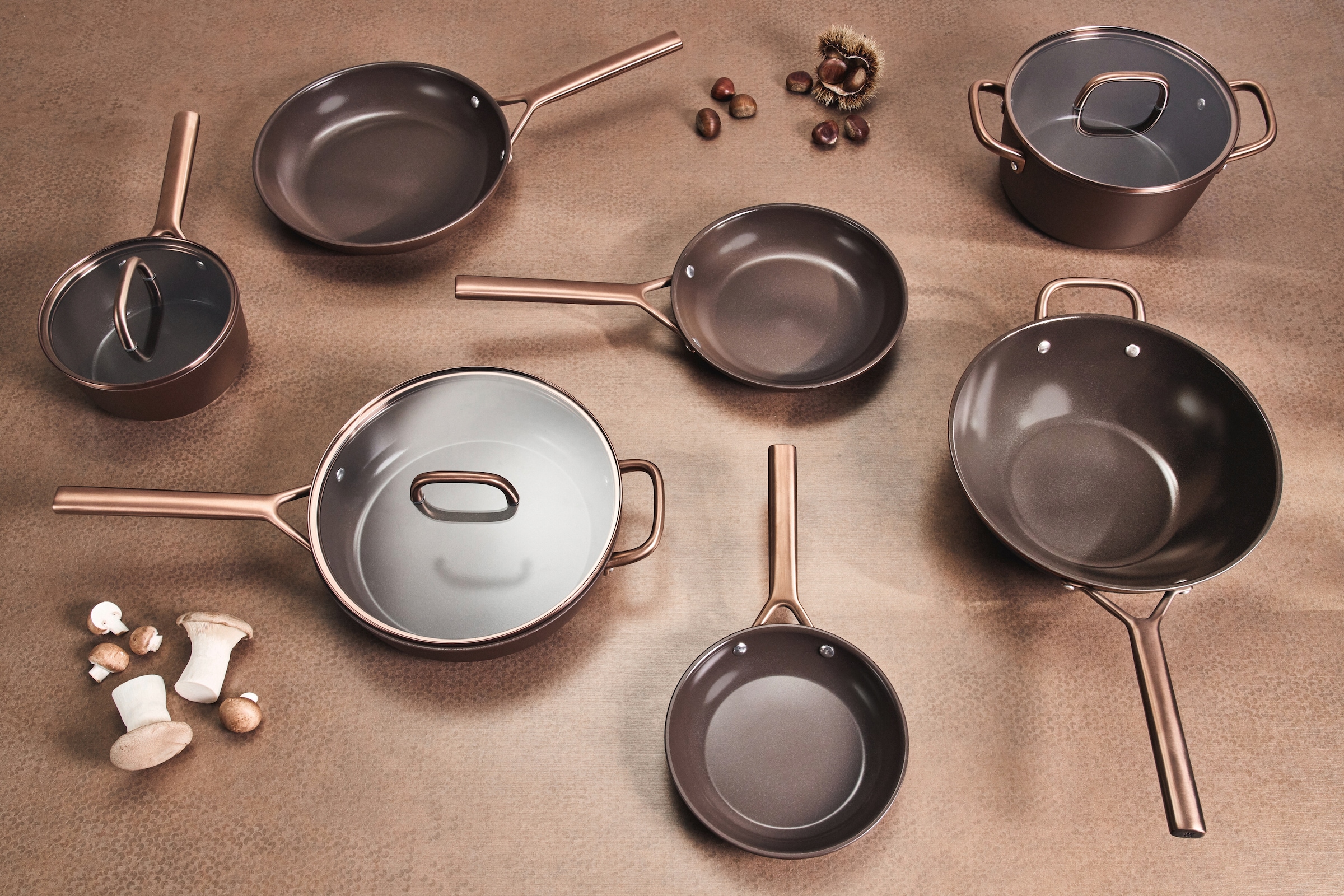Zwilling Wok »Milano« Aluminium 1 tlg. Keramik-Antihaftbeschichtung, Induktion, Made in Italy