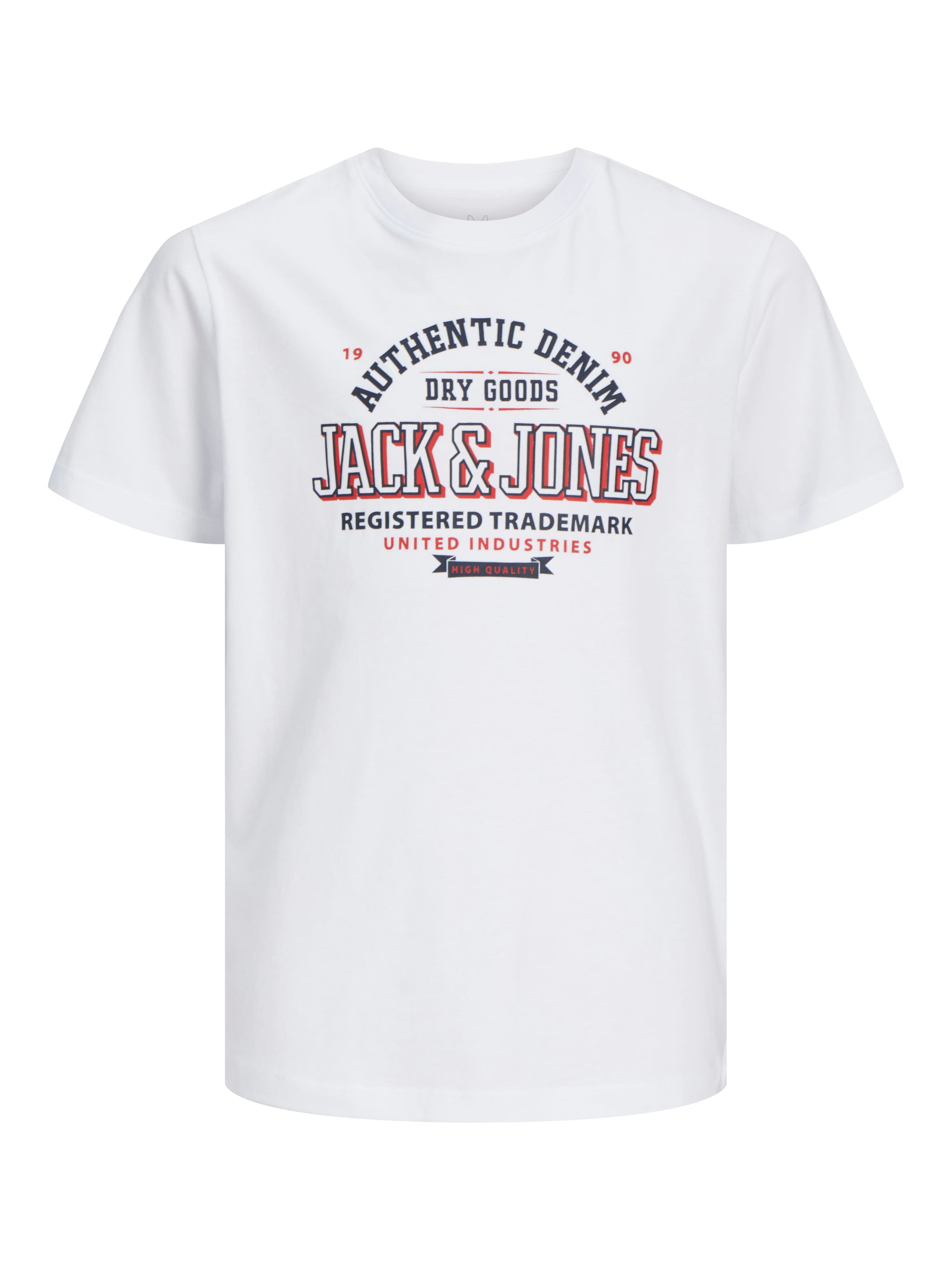 Jack & Jones Junior Rundhalsshirt »JJELOGO TEE SS O-NECK 2 COL S NOOS JNR«