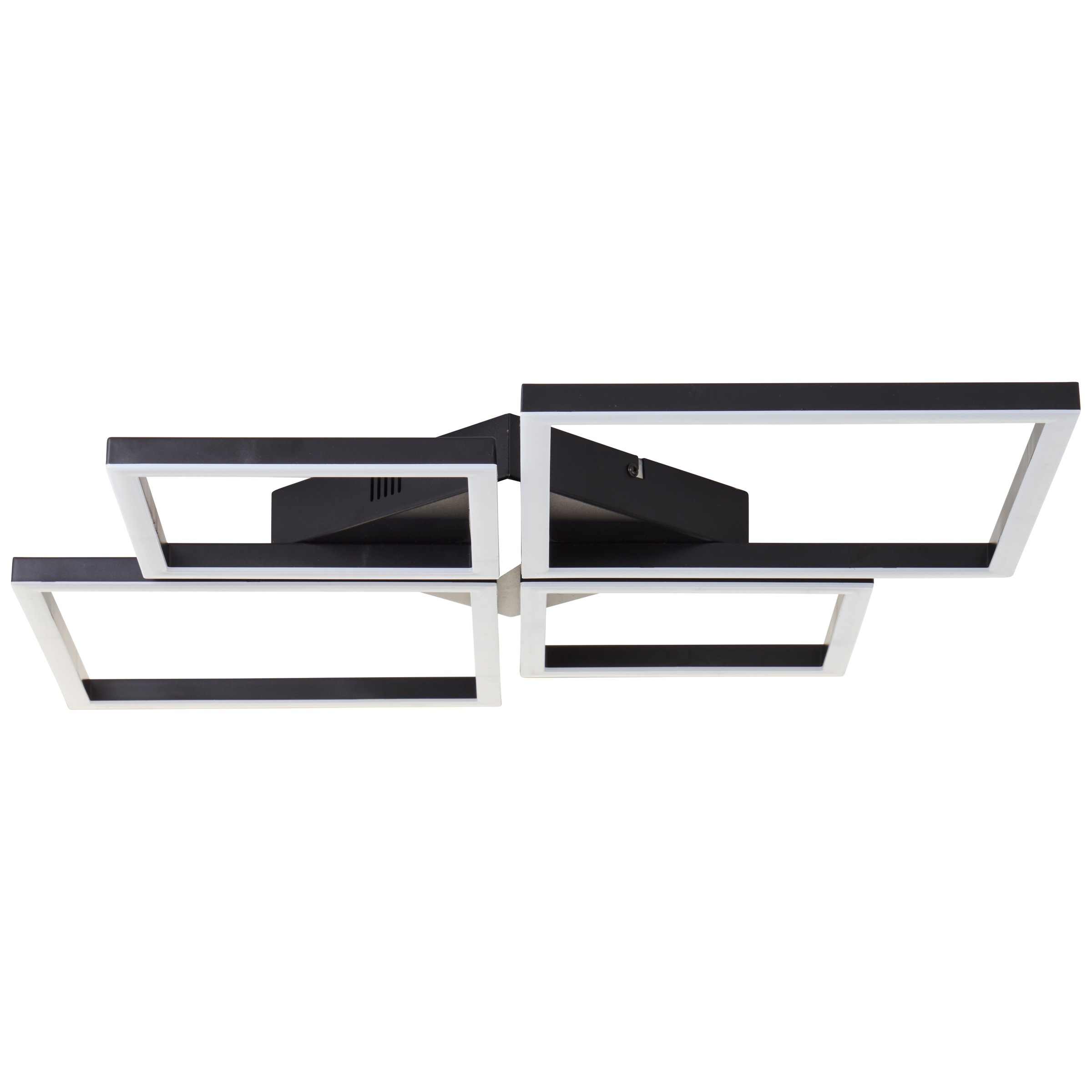 Brilliant LED Deckenleuchte »Tabea« LED-Modul 1 Stk. warmweiß - kaltweiß 58 x 80 cm, 3500lm, 3000-6500K, dimmbar, CCT, schwarz