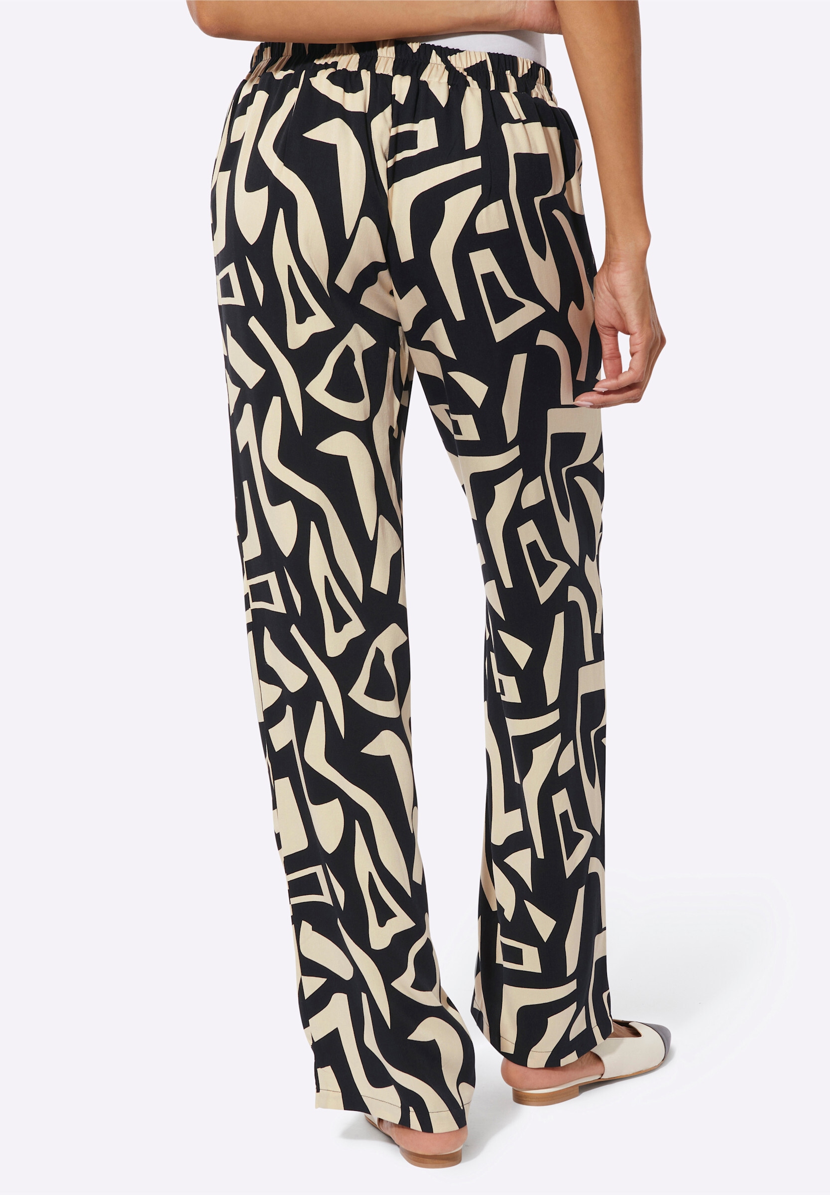creation L Schlupfhose »Druckhose Schlupfhose mit seitlichen Taschen«