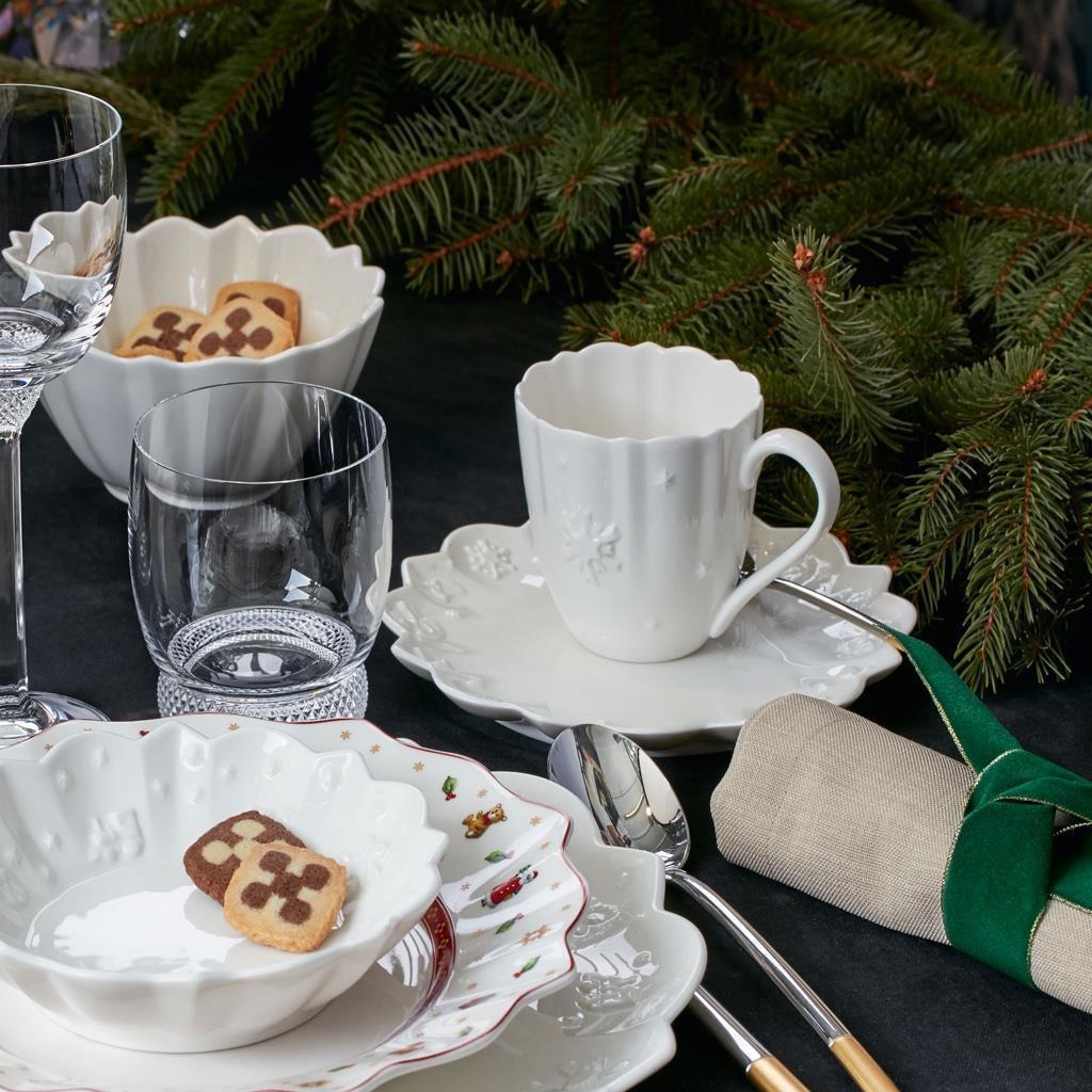 Villeroy & Boch Geschirr-Set »Kombiservice Toy's Delight Royal Classic 30er Set weiß« Spülmaschinengeeignet, Mikrowellenfest