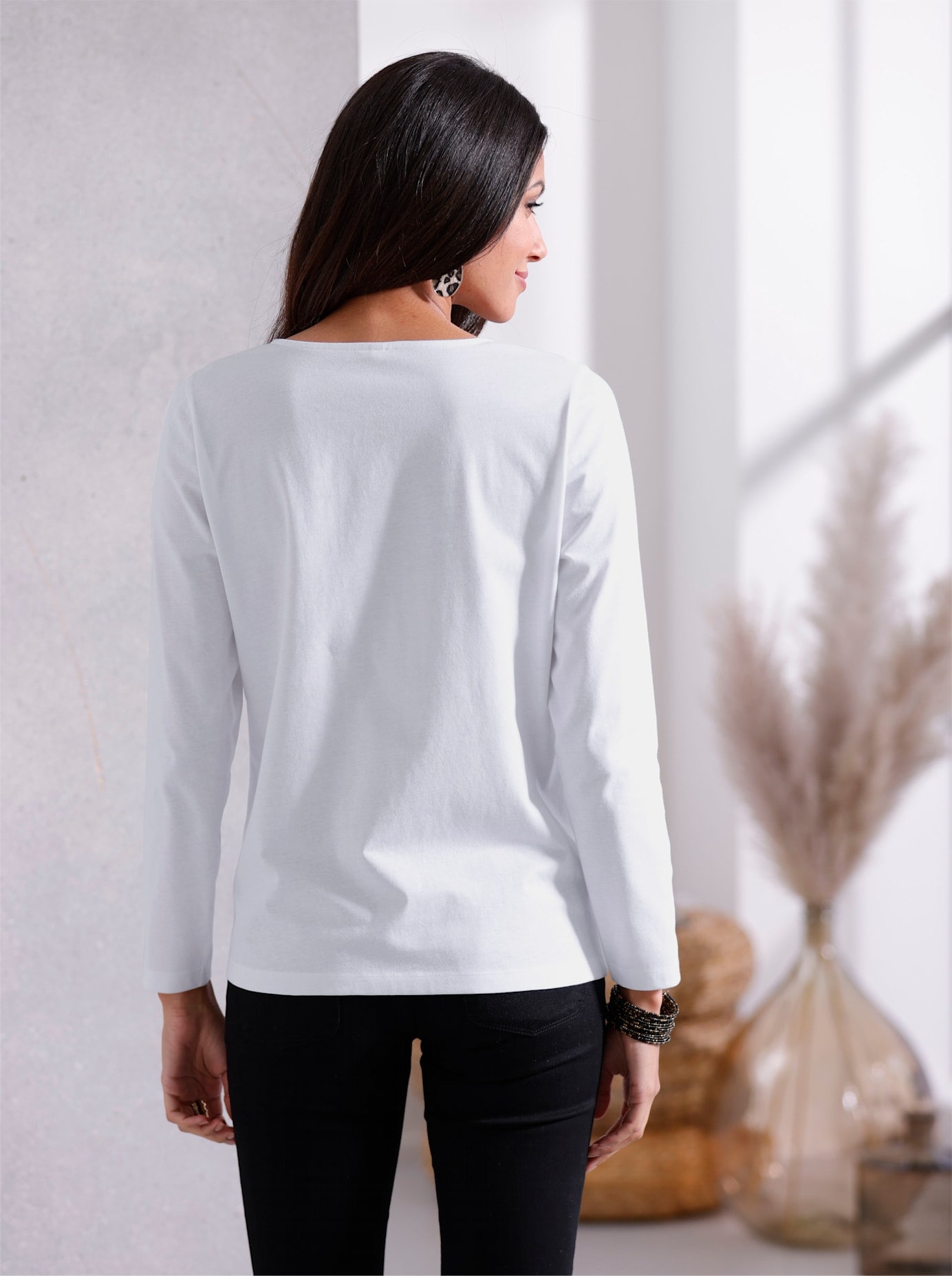 Classic Basics Langarmshirt »Langarm-Shirt«, (1 tlg.)