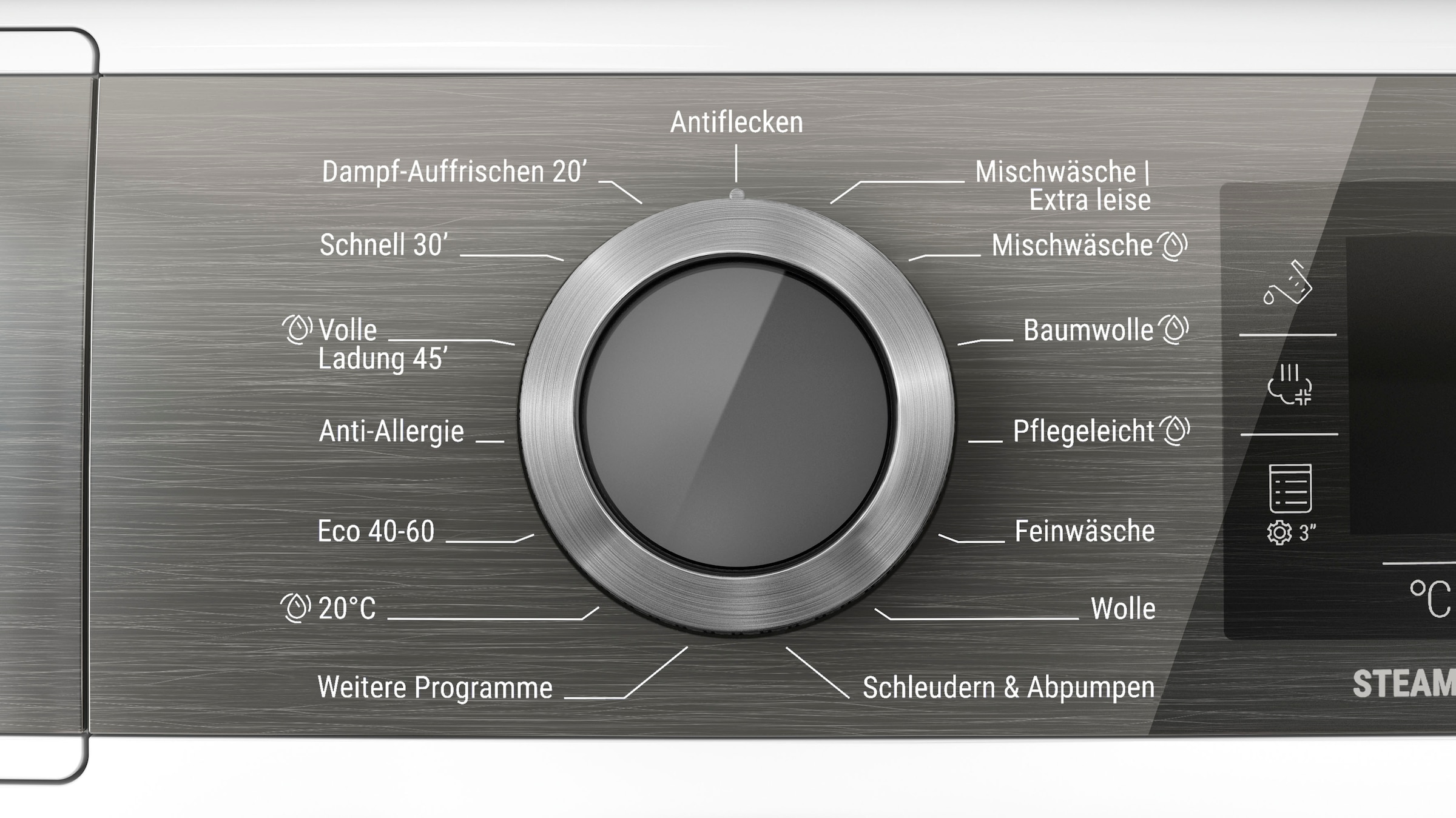 BAUKNECHT Waschmaschine »B8 W946WB DE«, B8 W946WB DE, 9 kg, 1400 U/min, AutoDose, 4 Jahre Herstellergarantie