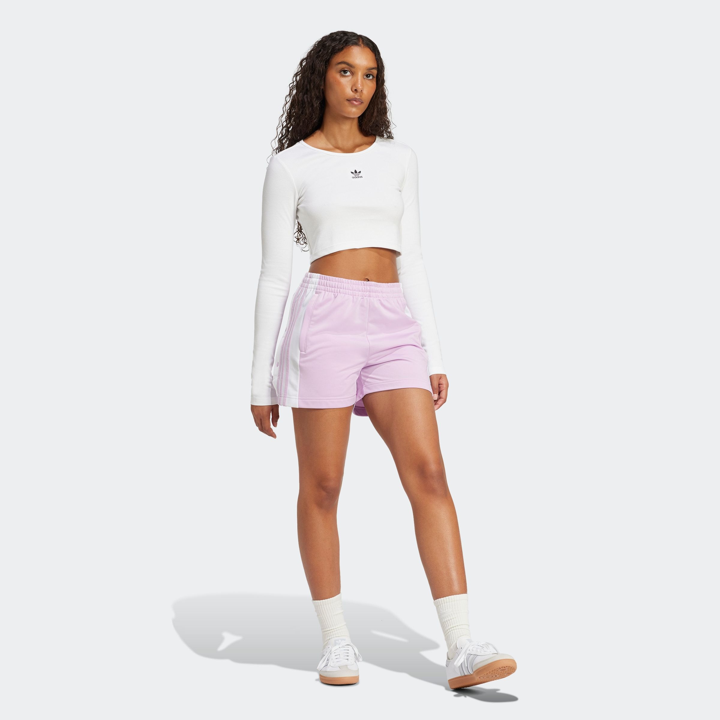 adidas Originals Langarmshirt »ESS CROP LS«