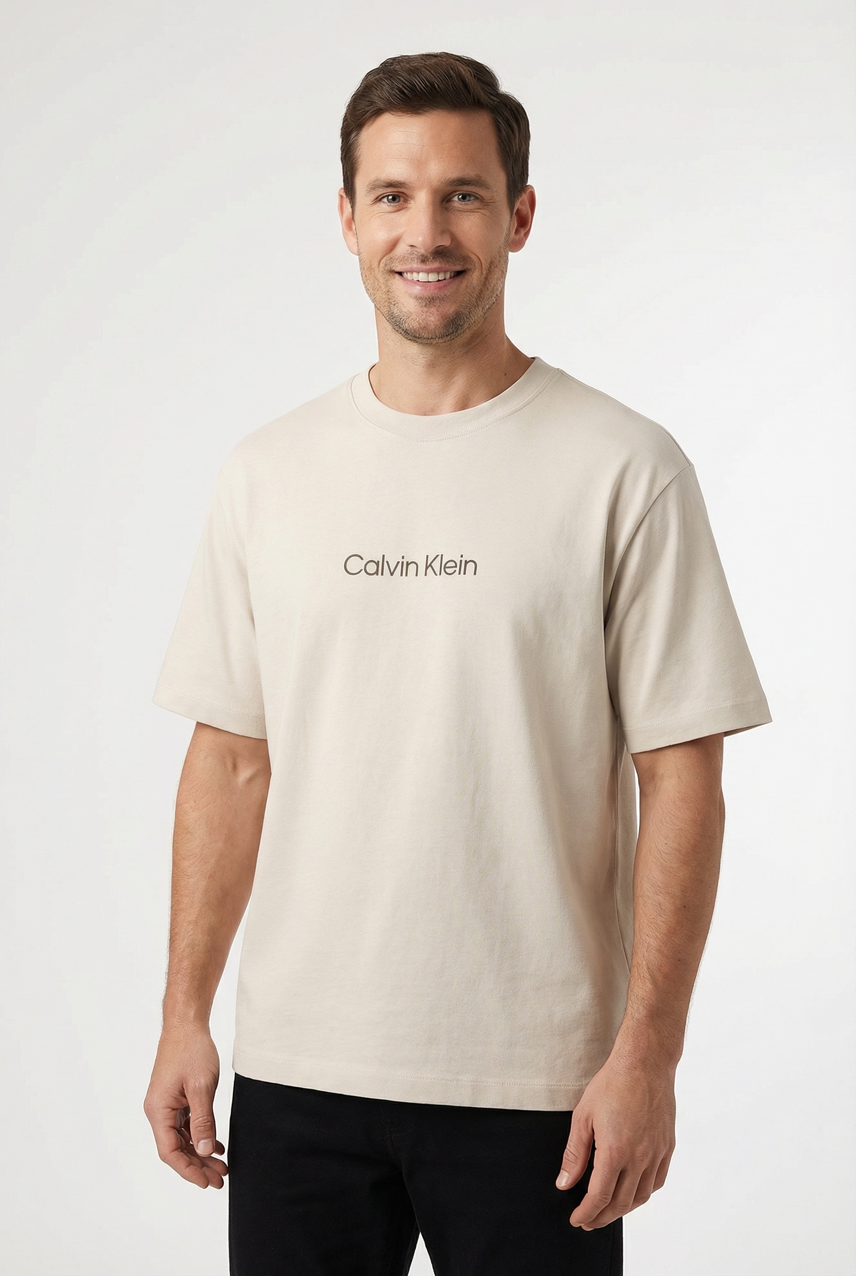 Calvin Klein T-Shirt »SS RLXD STANDARD LOGO CREWNK TEE« Rundhalsausschnitt, relaxed fit