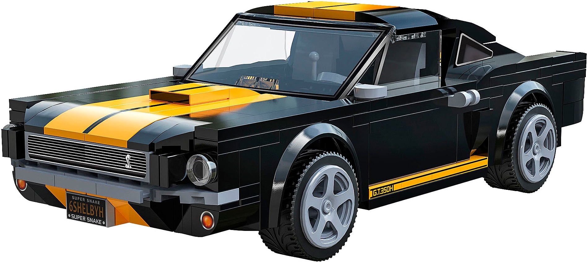 Jamara RC-Auto »CaDA, Bricks Shelby GT350 H schwarz 2,4GHz« Maßstab 1:20