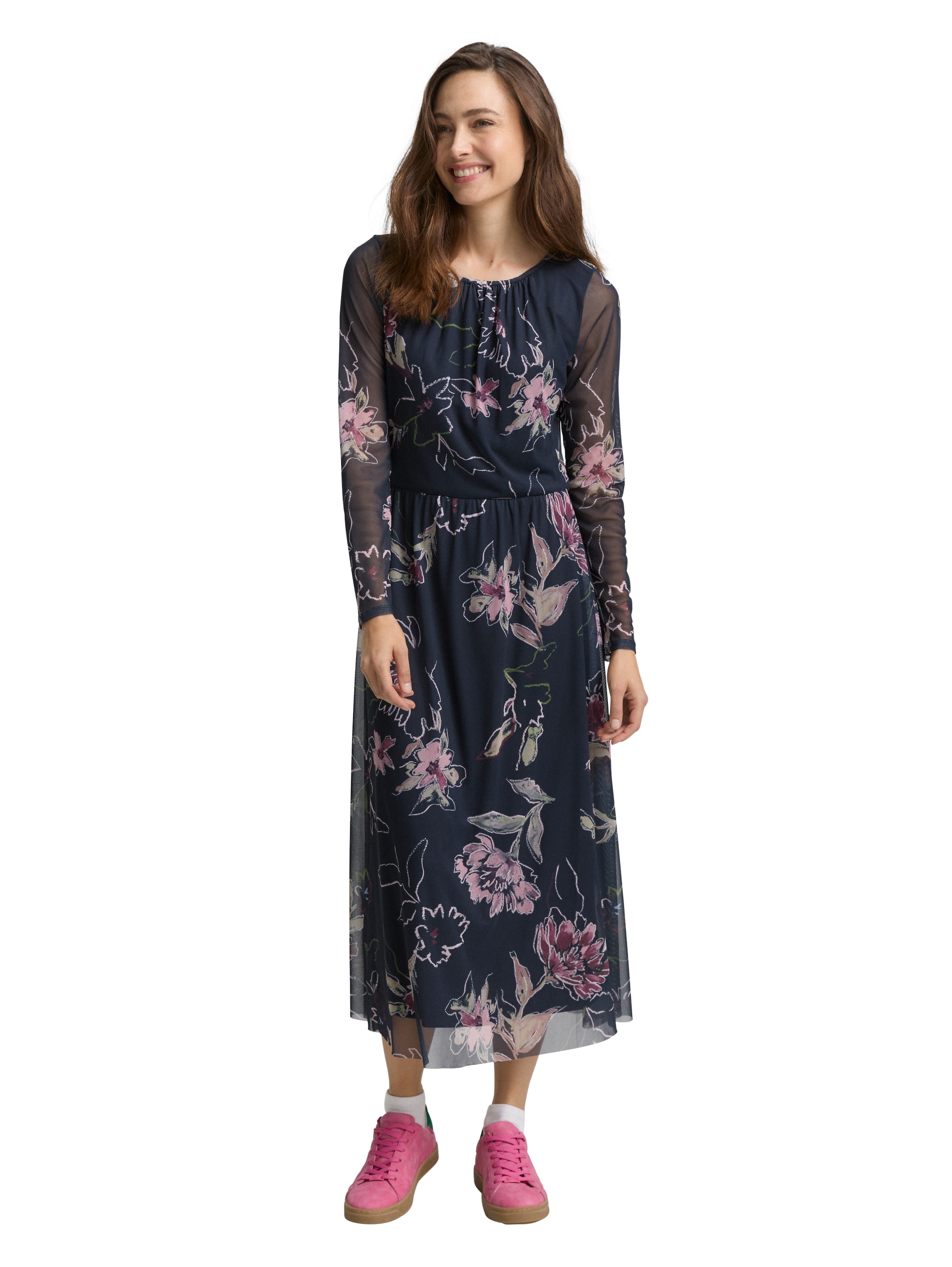 TOM TAILOR Meshkleid, mit Muster