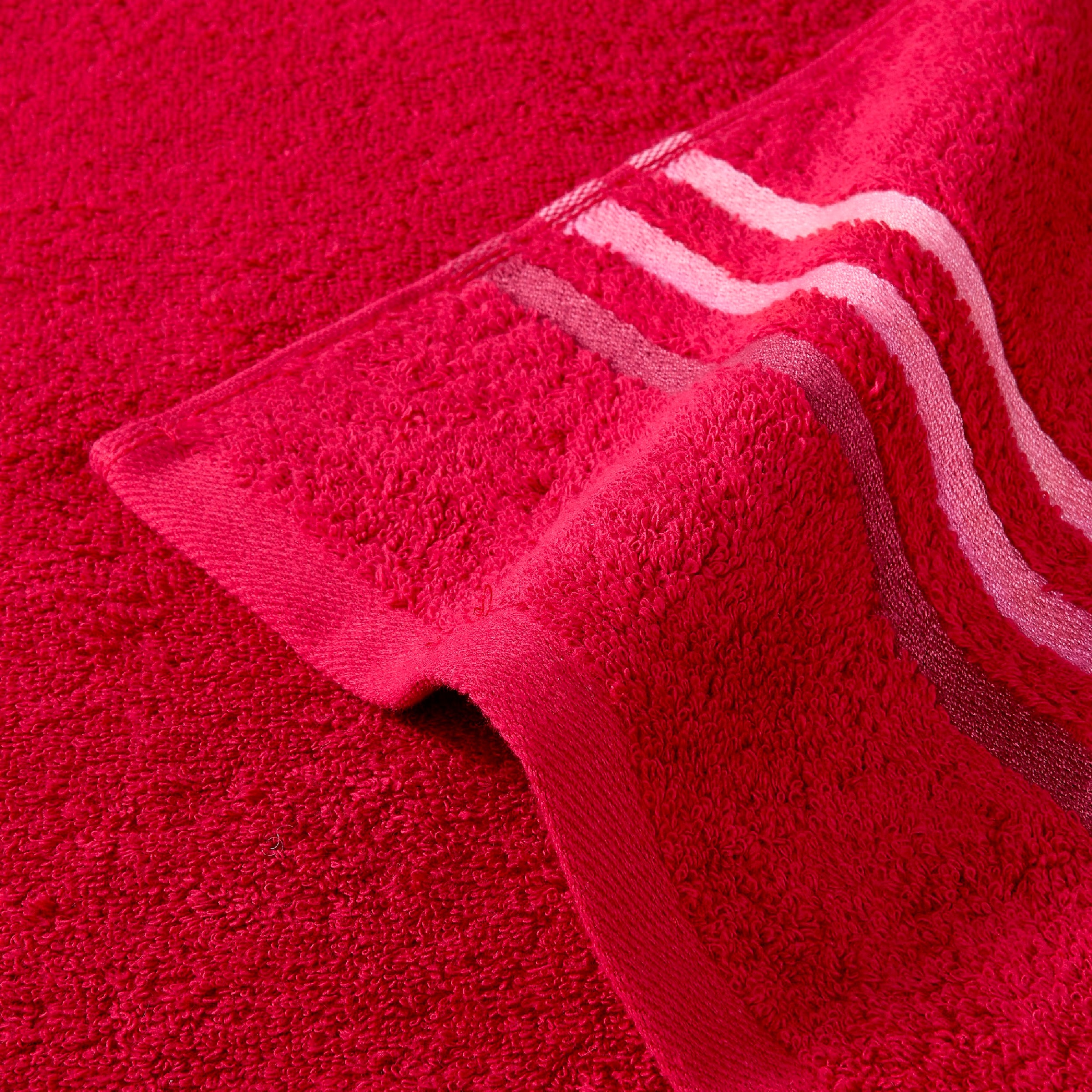 Schiesser Duschtücher »Skyline Color aus 100 % Baumwolle mit eleganter Streifenbordüre«, (Set, 2 St., 2 Badetücher (70x140 cm), MADE IN GREEN by OEKO-TEX®