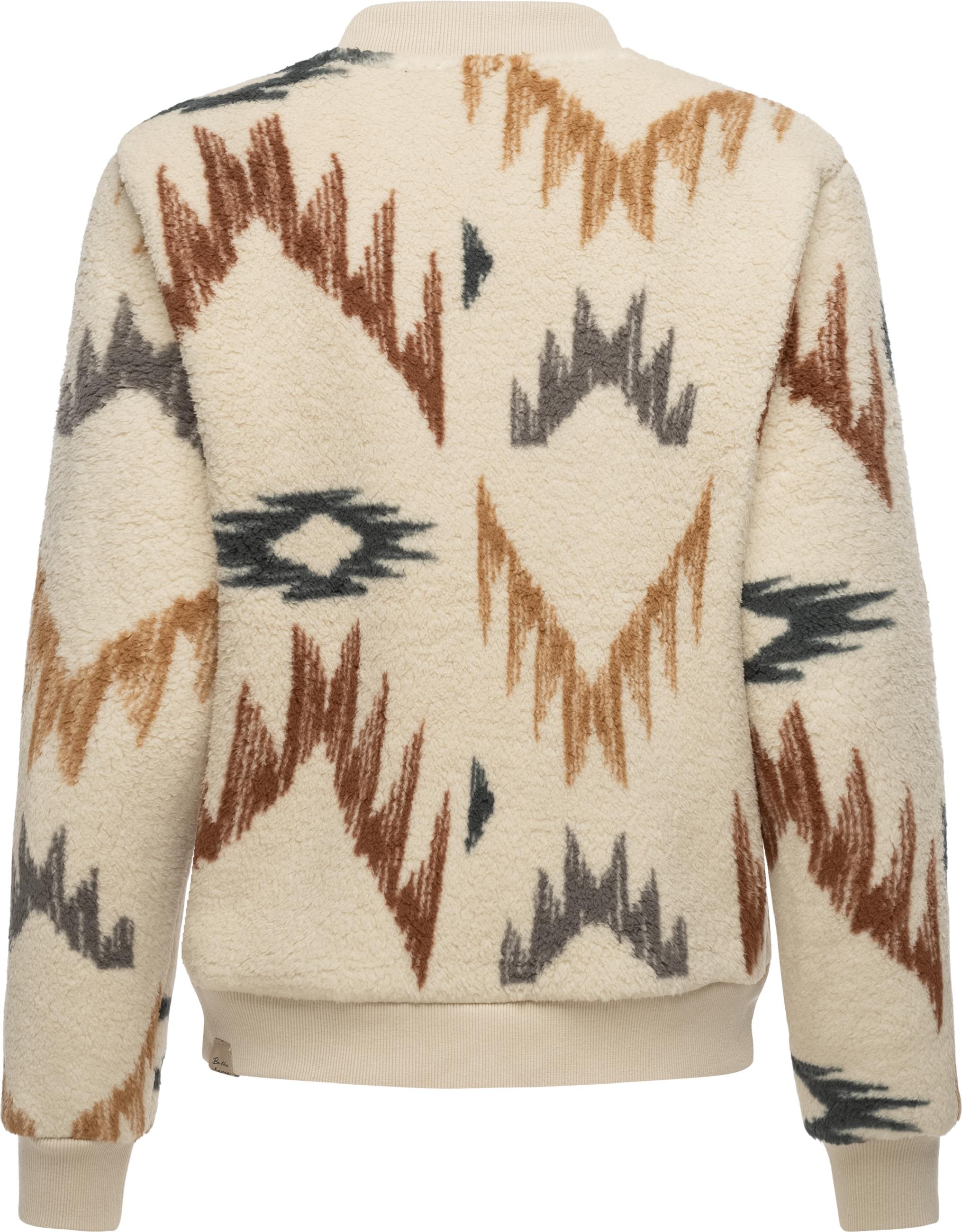 Ragwear Kapuzensweatjacke »Plüschjacke Cairro Aztec«