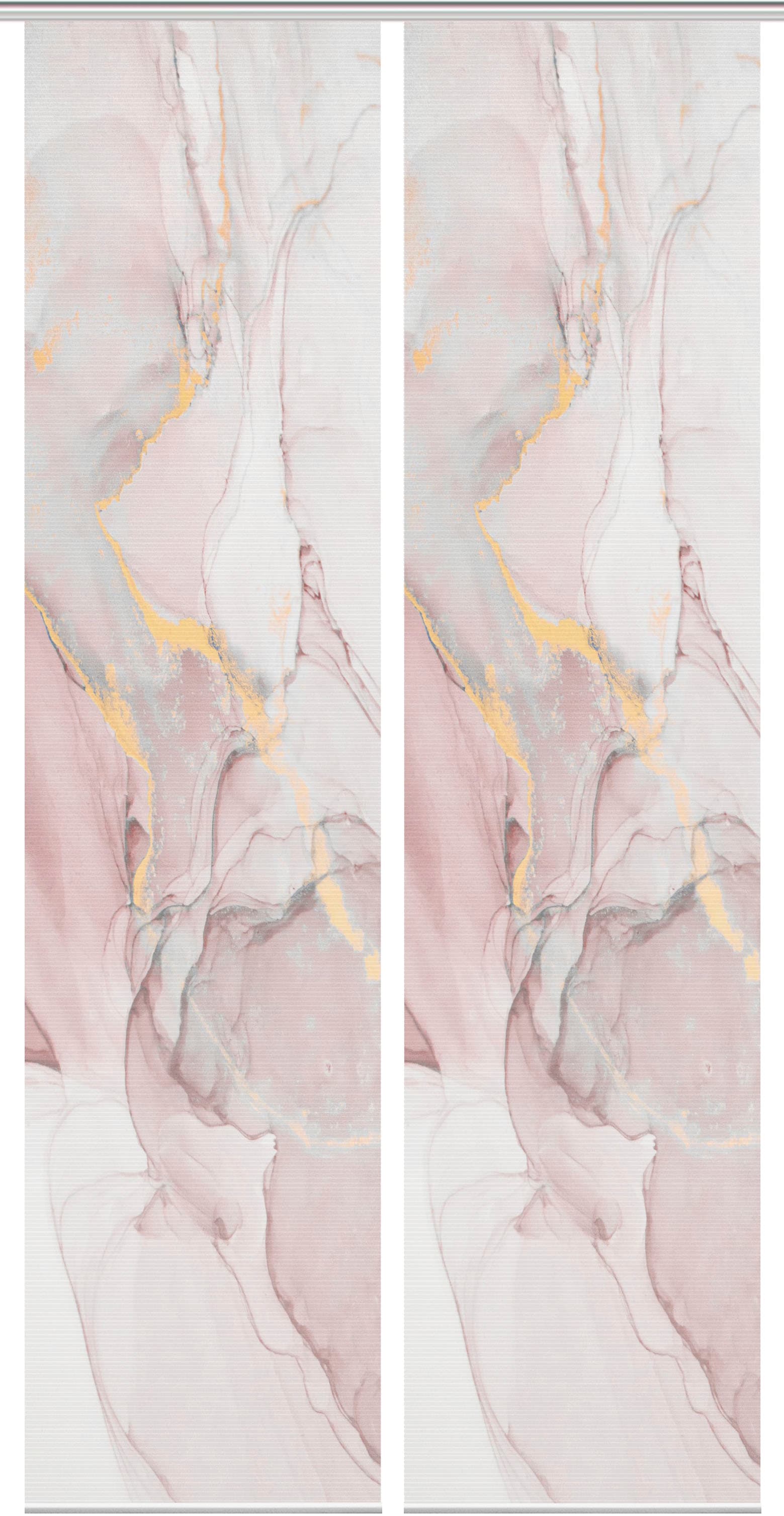 Vision S Schiebegardine »MARMOSA 2er SET« Paneelwagen 2 Stk. tlg. Bambus-Optik, Digital bedruckt