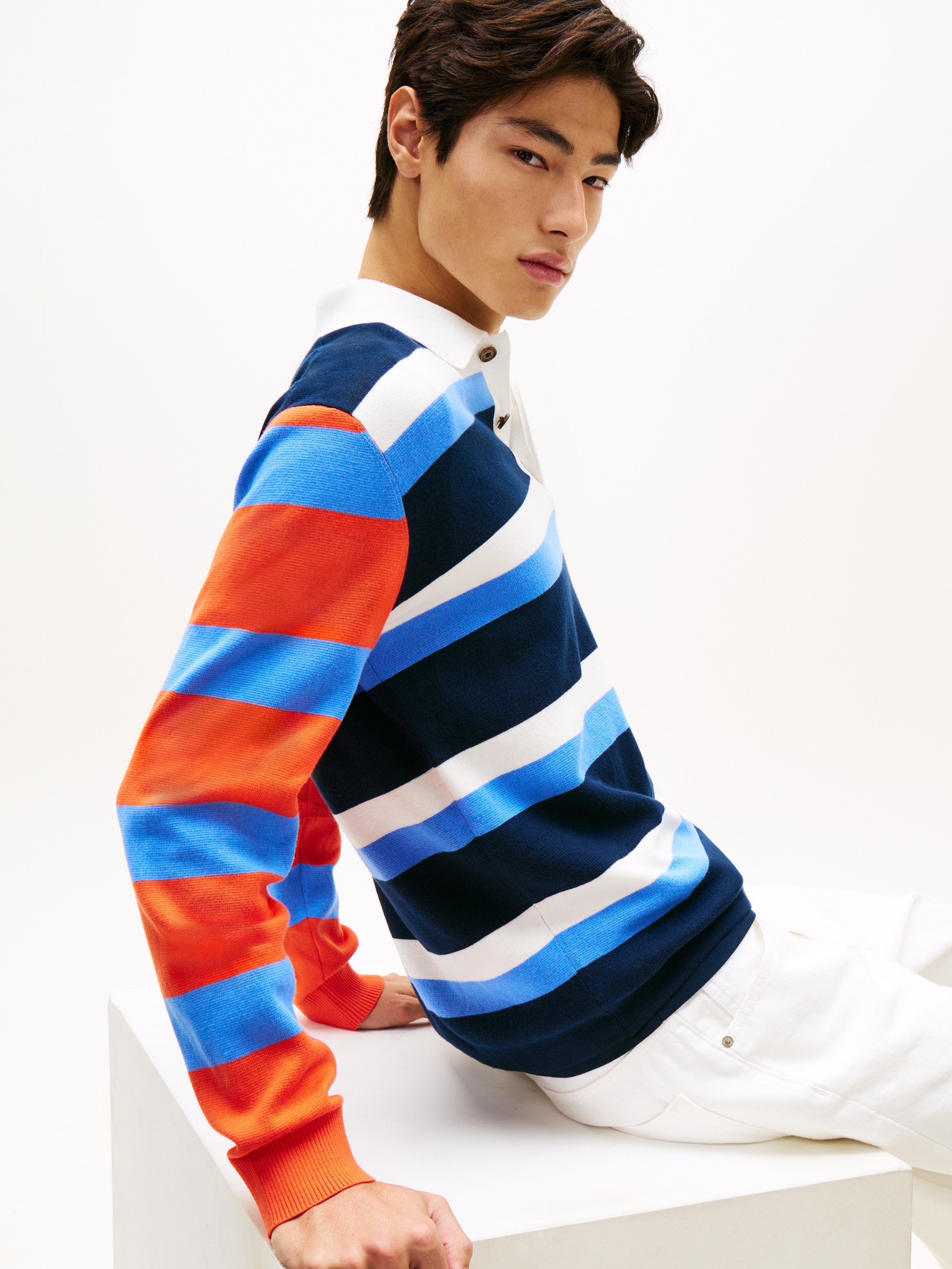 Tommy Jeans Polokragenpullover »REGULAR RUGBY« Regular fit mit Polokragen