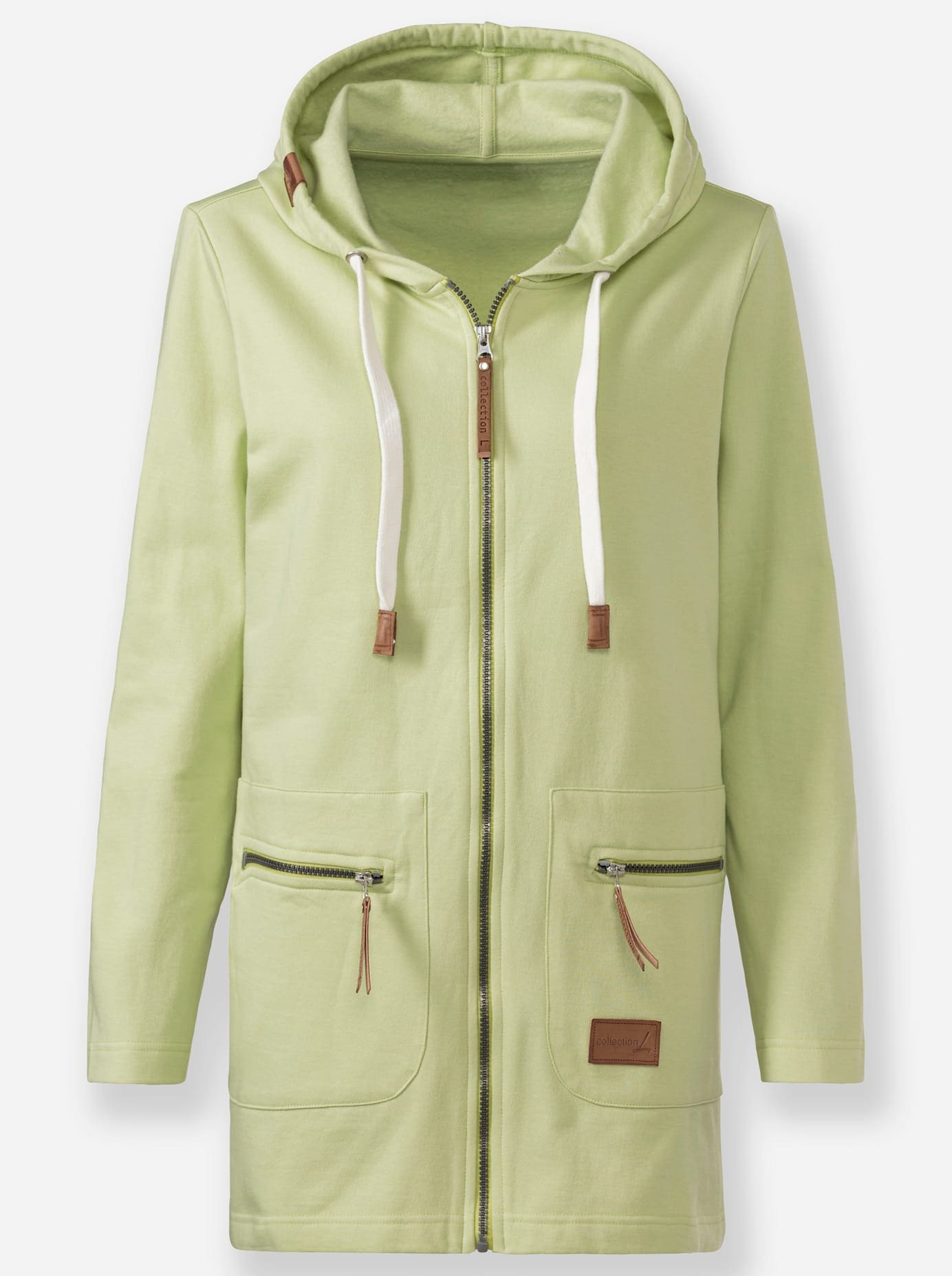 Casual Looks Shirtjacke »Sweatjacke«, (1 tlg.)