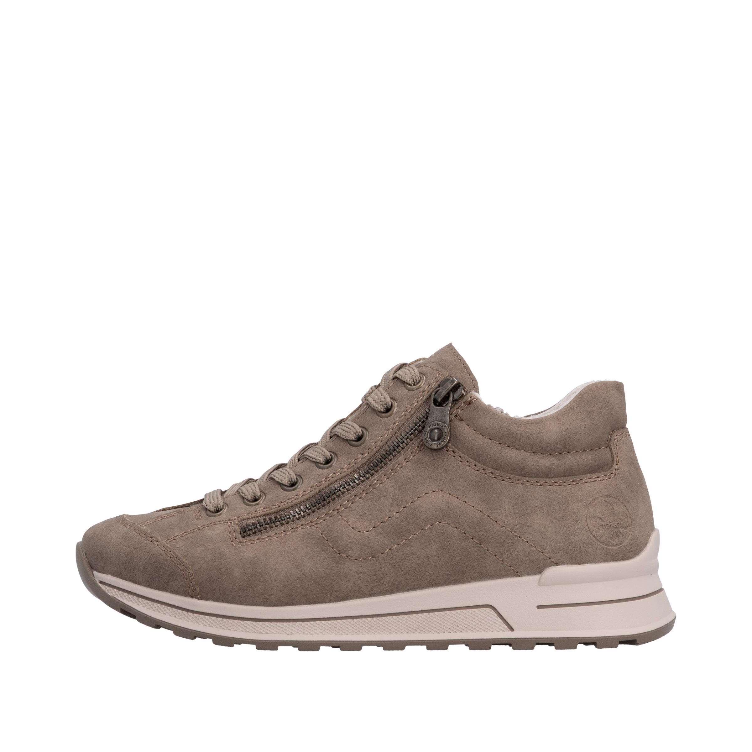 Rieker Sneaker  Freizeitschuh, Halbschuh, Schnürschuh, mit weichem Schaftrand