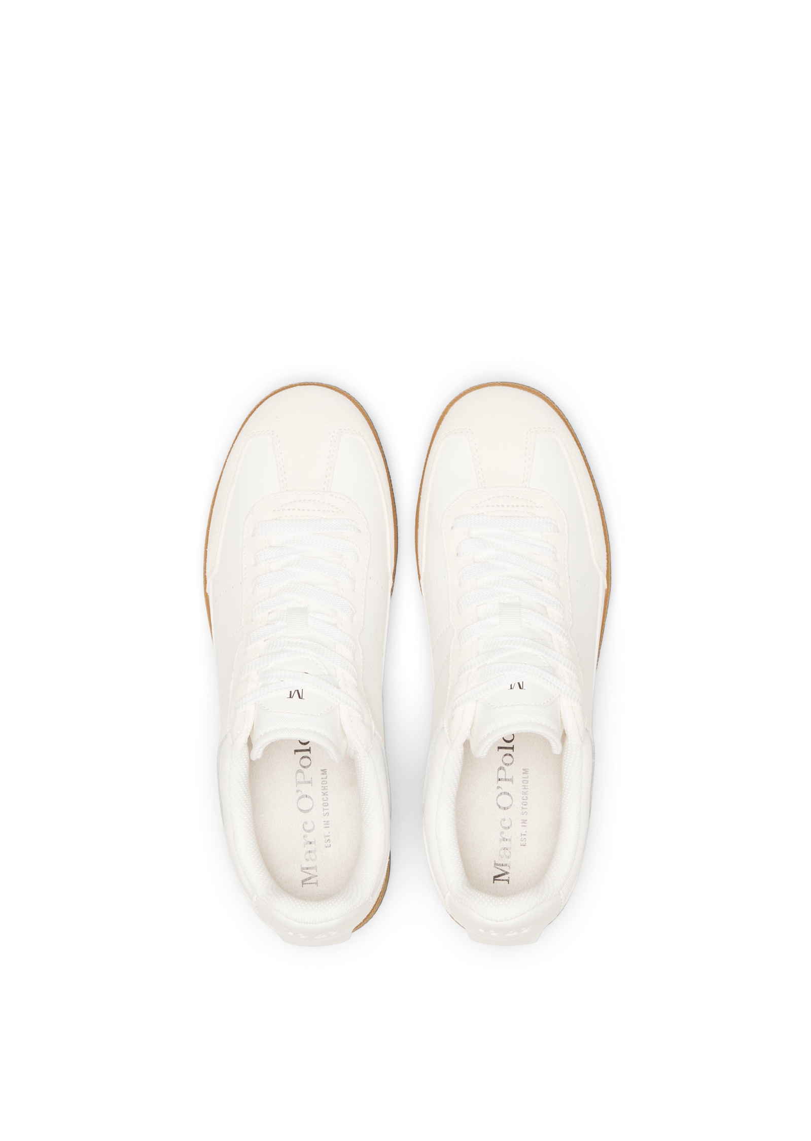 Marc O'Polo Sneaker »Charlie«  Schnürschuh, Halbschuh, Casual-Sneaker mit honigfarbener Laufsohle