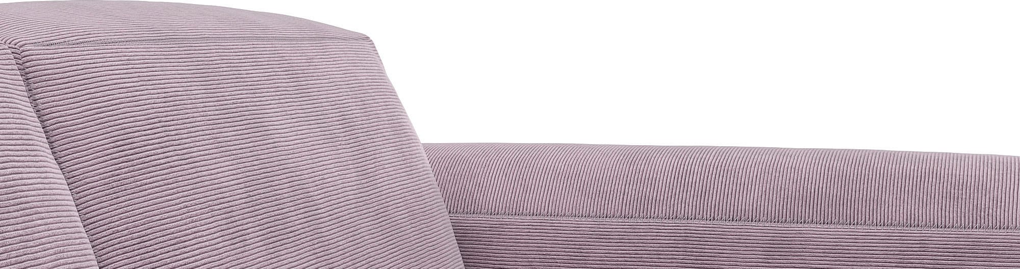 FLEXLUX Ecksofa »Lucera Chaislongue rechts oder links, L-Form, bequem« modern & anschmiegsam, Kaltschaum, Stahl-Wellenunterfederung