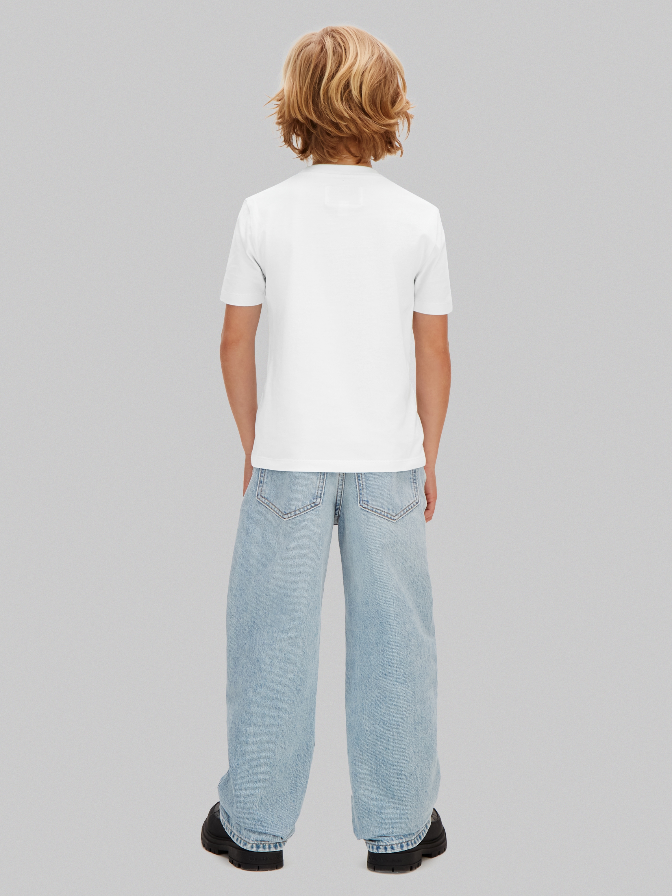 Calvin Klein Jeans T-Shirt »MONO LOGO T-SHIRT« Regular fit für Kinder, mit Logoschriftzug