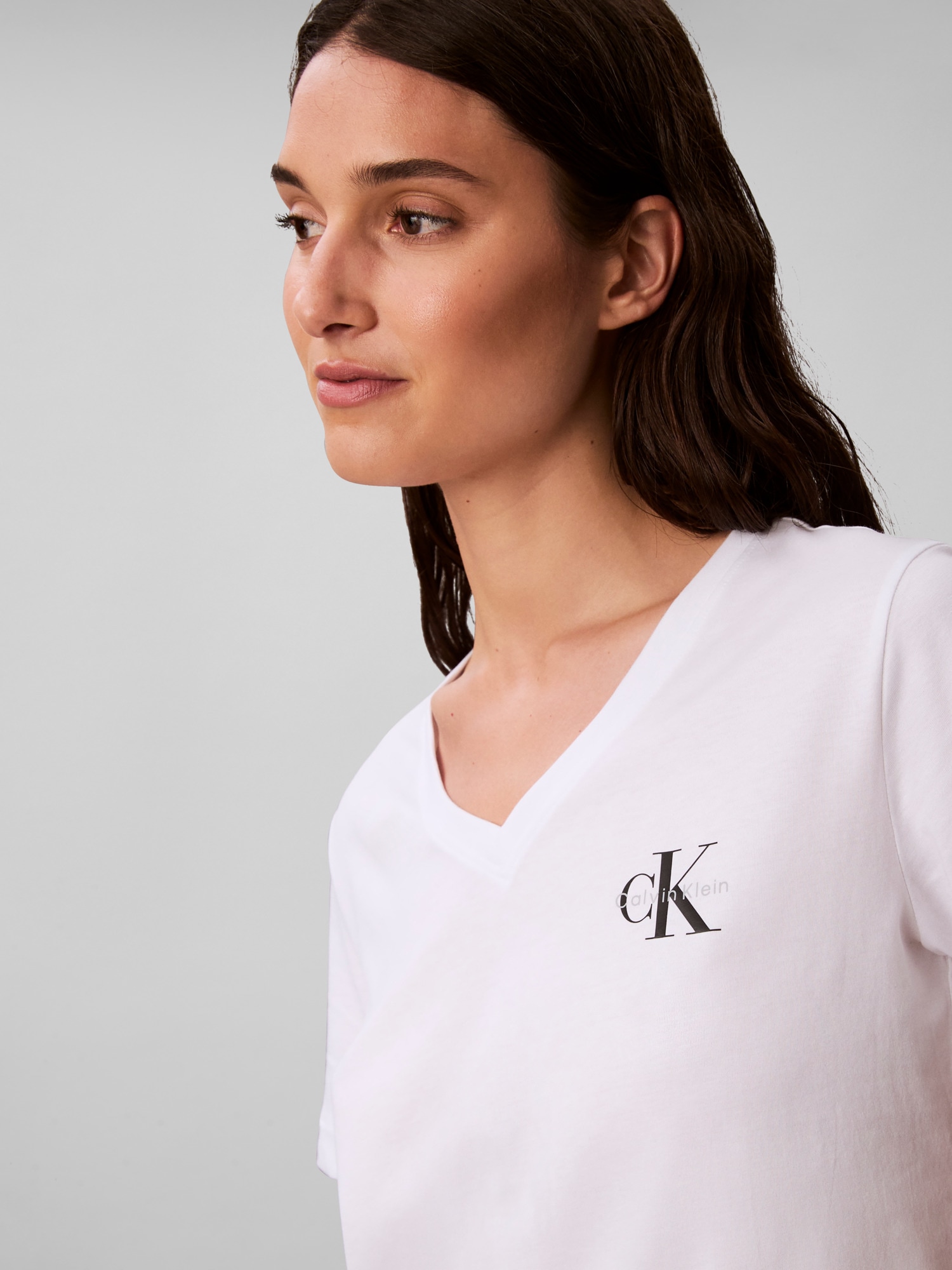Calvin Klein Jeans T-Shirt »MONOLOGO VNK 2PACK TEE« Packung, 2er-Pack, 2 tlg. , Logoschriftzug