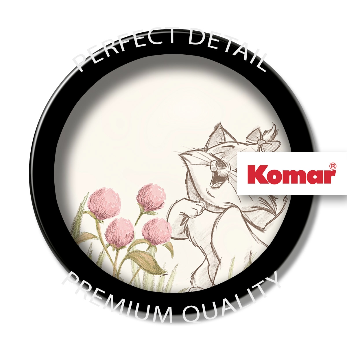Komar Wandbild »Marie I´m ready, Maestro«, Disney, (Set, 1 St.), 50 x 40 cm (Breite x Höhe) - Kinderzimmer, Dekoration