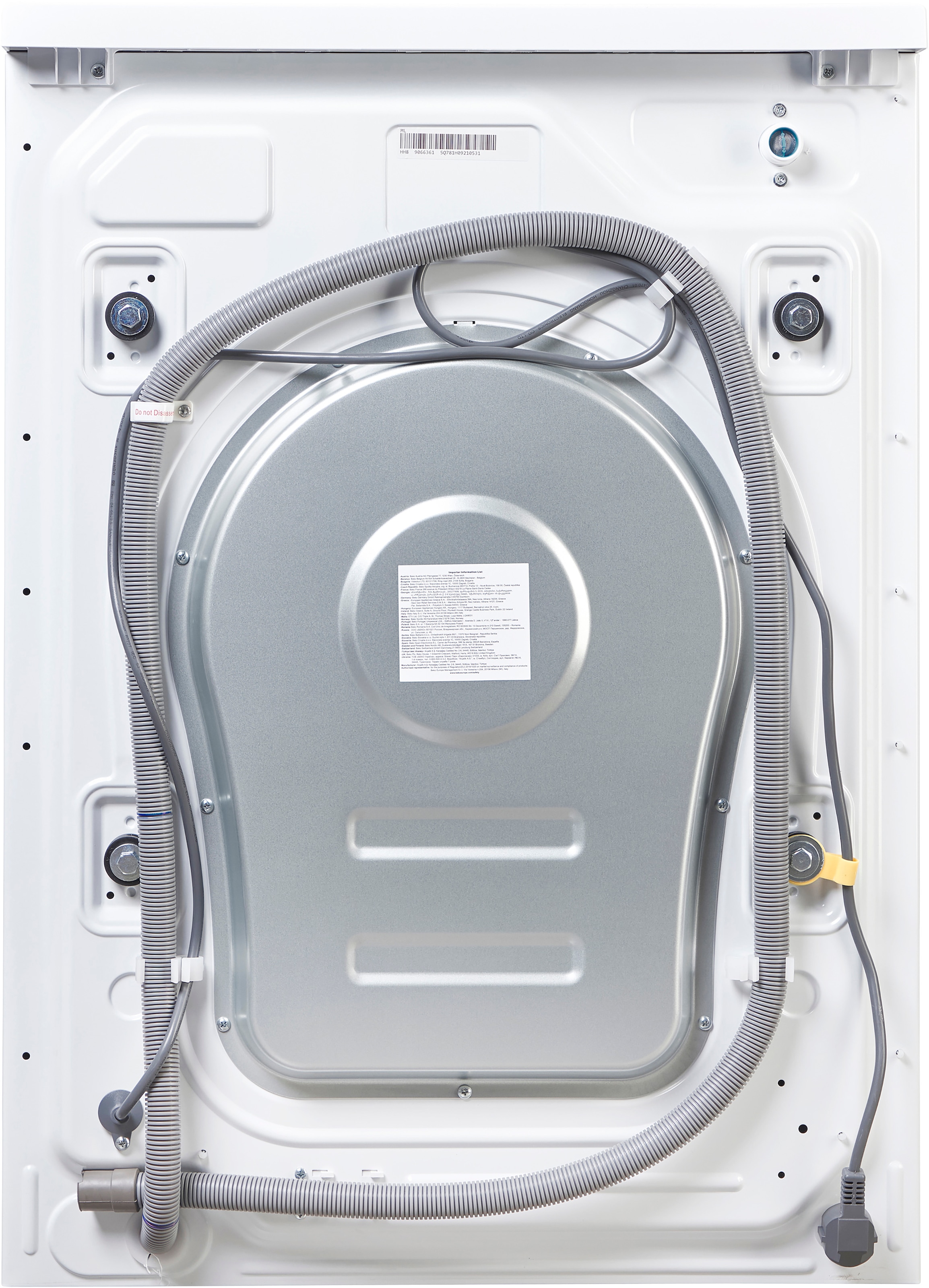 BEKO Waschmaschine »BM3WFOE741PSA« 7 kg 1400 U/min