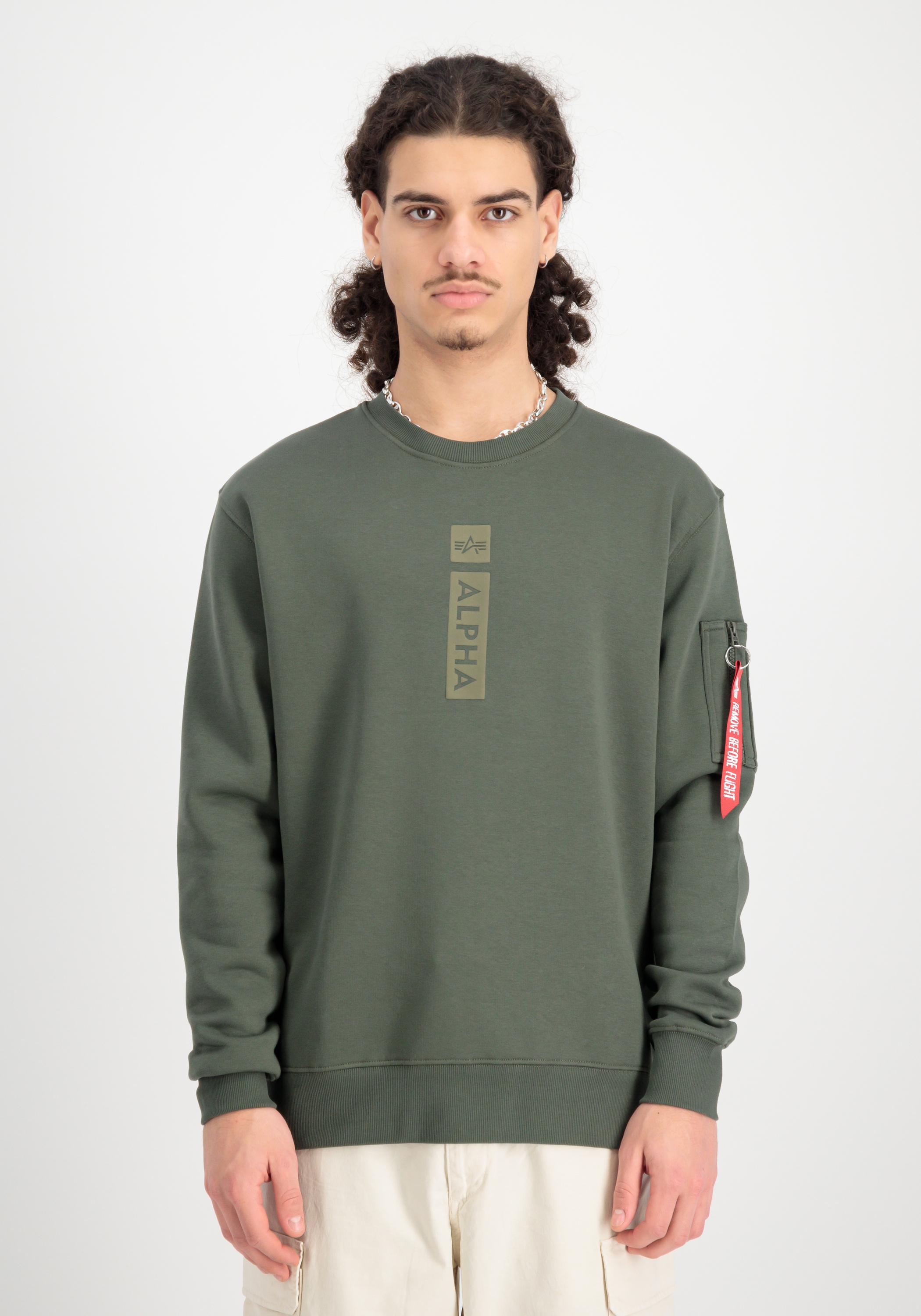 Alpha Industries Sweater »Alpha Industries Men - Sweatshirts Alpha Refl. Print Sweater«