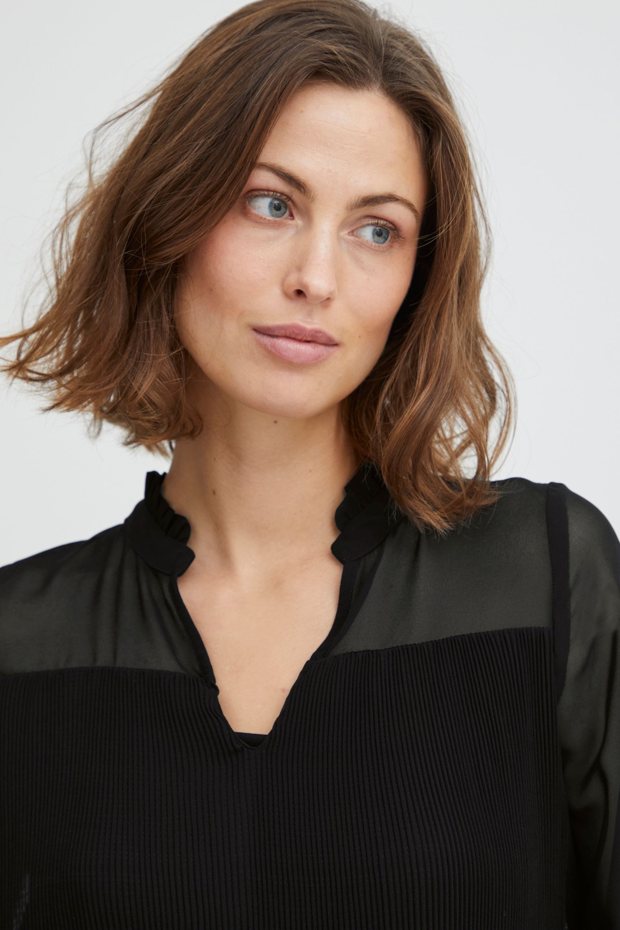 fransa Blusenkleid »Blusenkleid FRPlisse«