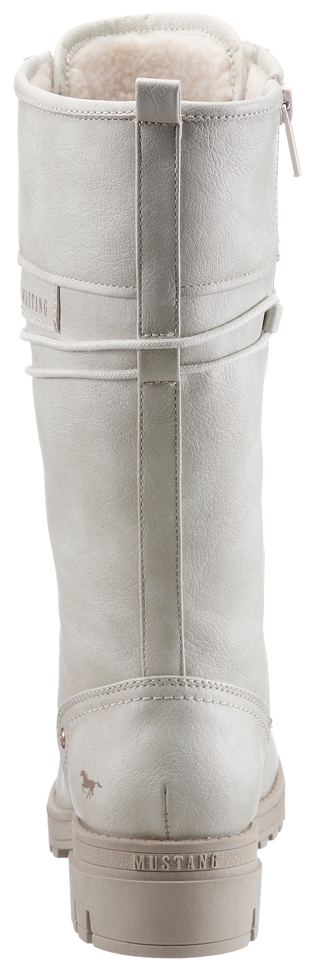 Mustang Shoes Winterstiefel, Stiefel, Langschaft-Stiefel mit variablen XS-Schaft