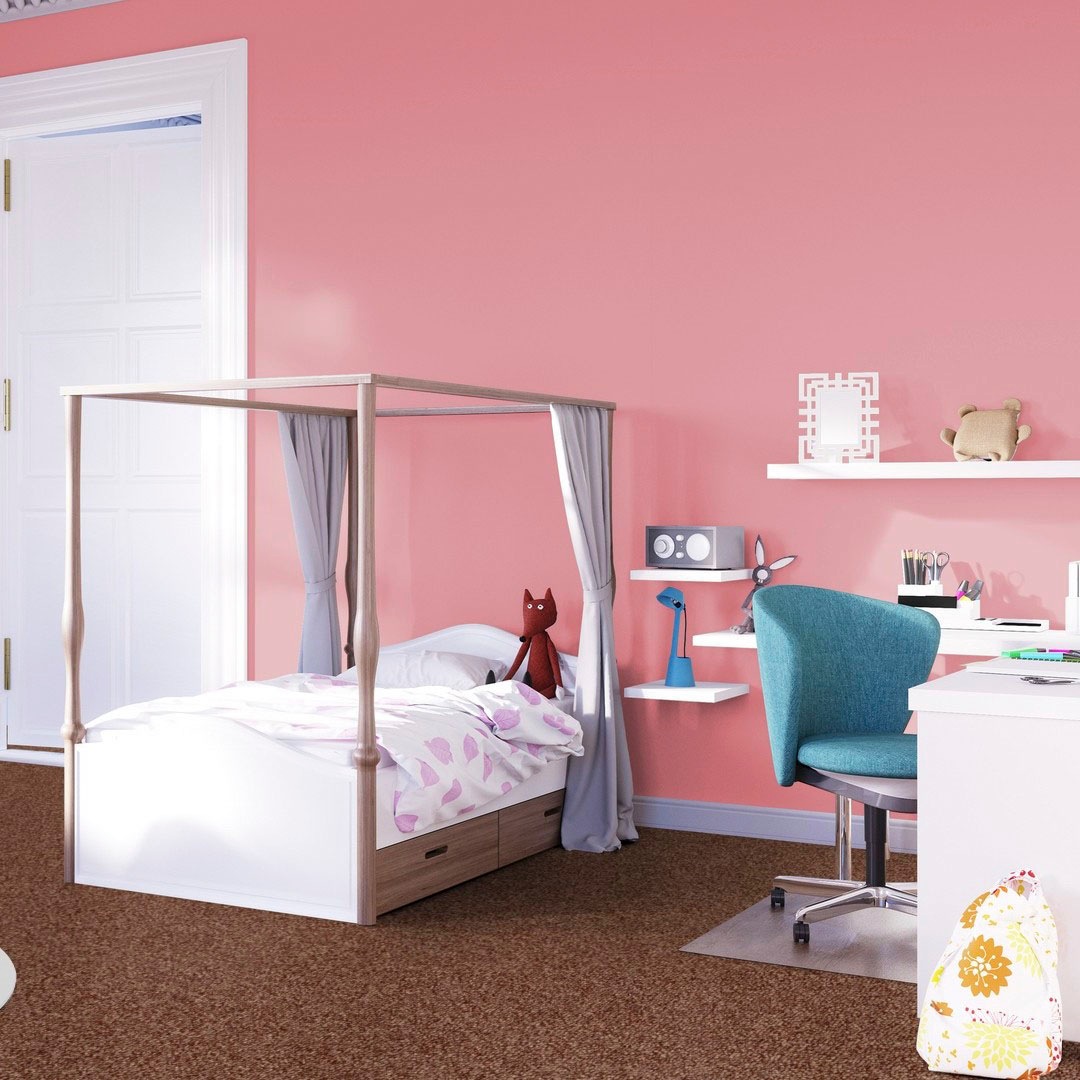 Bodenmeister Teppichboden »Baltic, Schlinge - meliert, Made in Belgium«, rechteckig, 5 mm Höhe, Wohnzimmer, Schlafzimmer, Kinderzimmer, Breite 400/500 cm