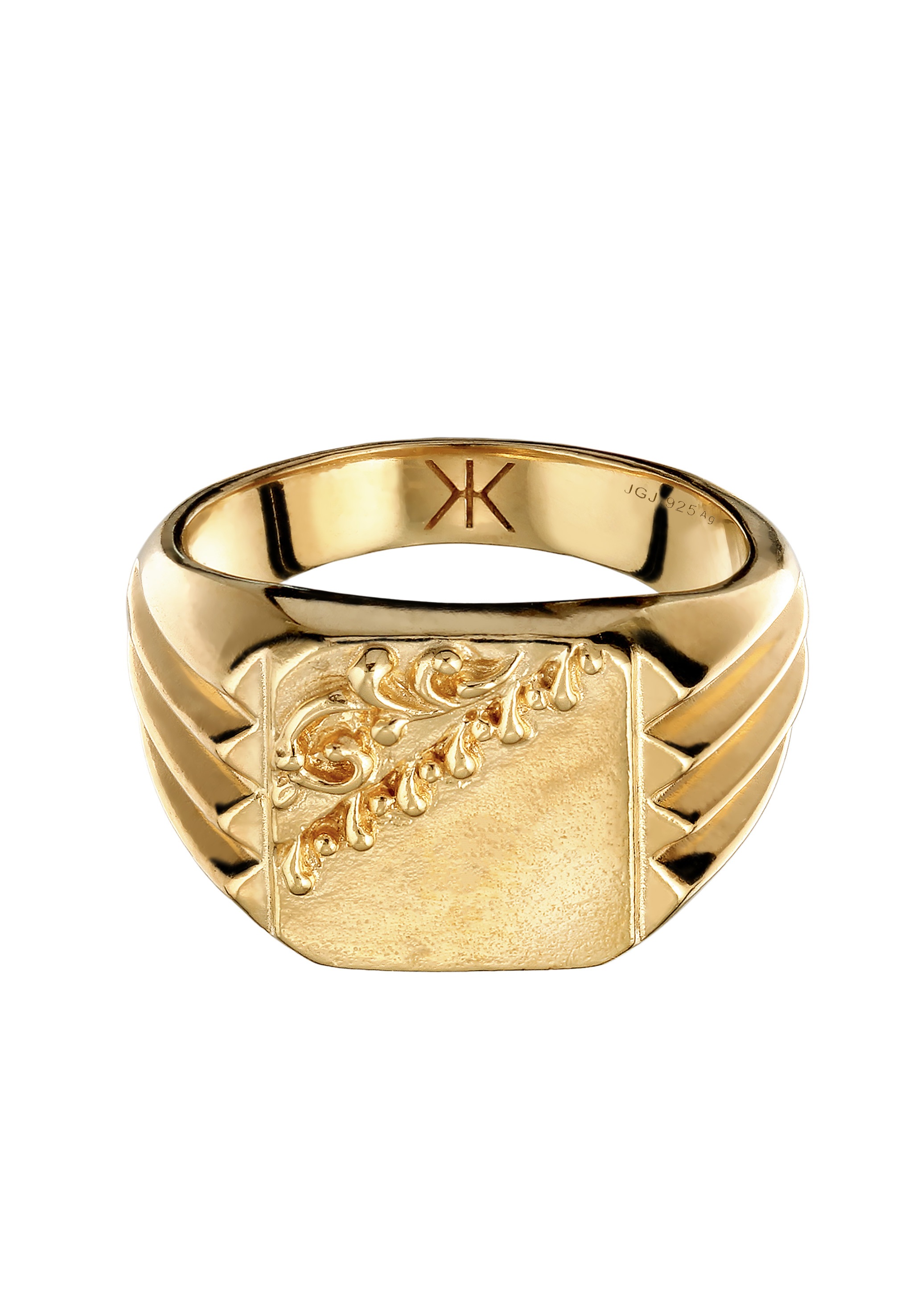 Kuzzoi Siegelring »Ring Siegelring 925 Sterling Silber«