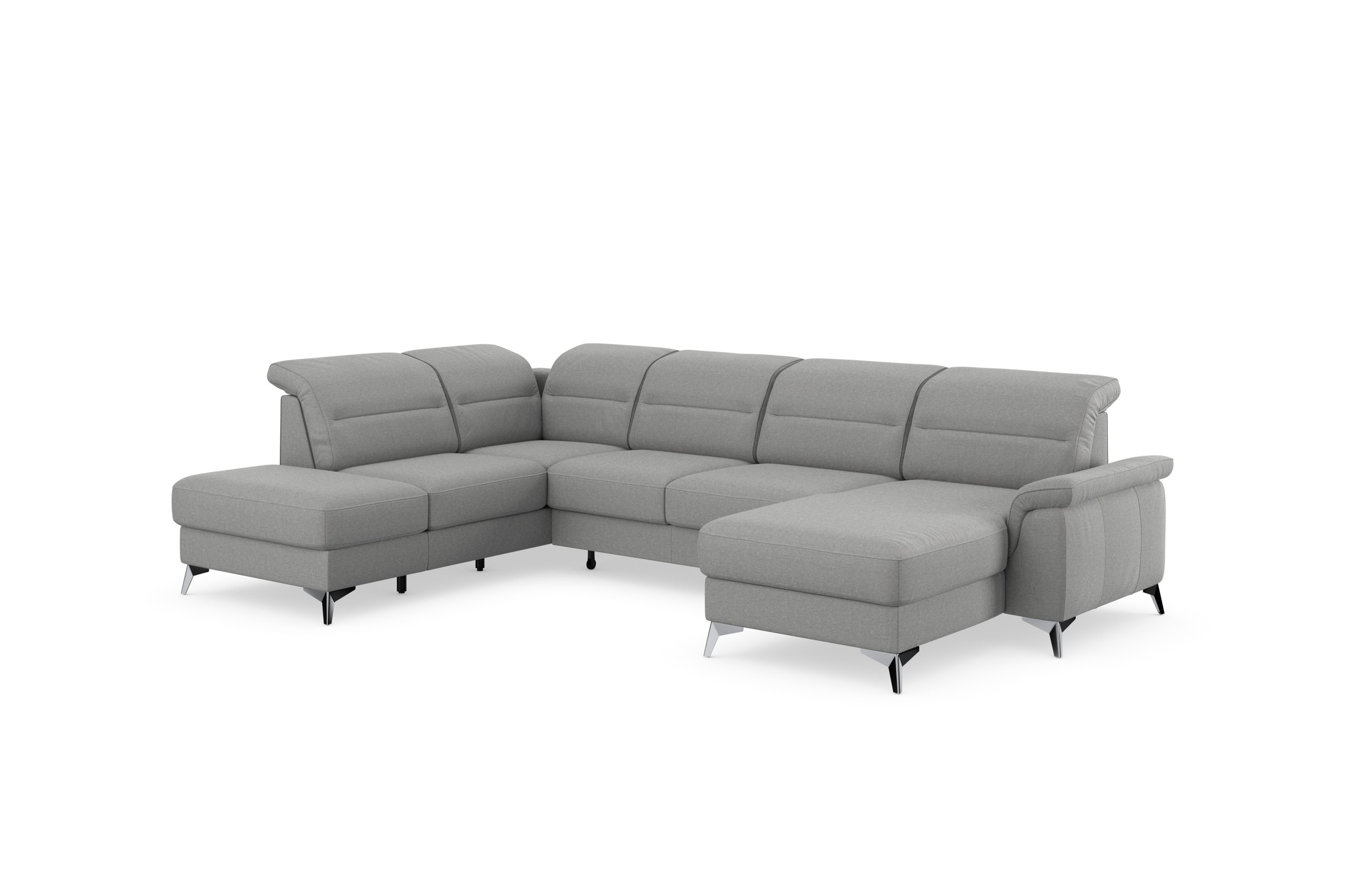 sit&more Wohnlandschaft »Sinatra U-Form«, optional mit Kopfteilverstellung und Armteilfunktion etc.