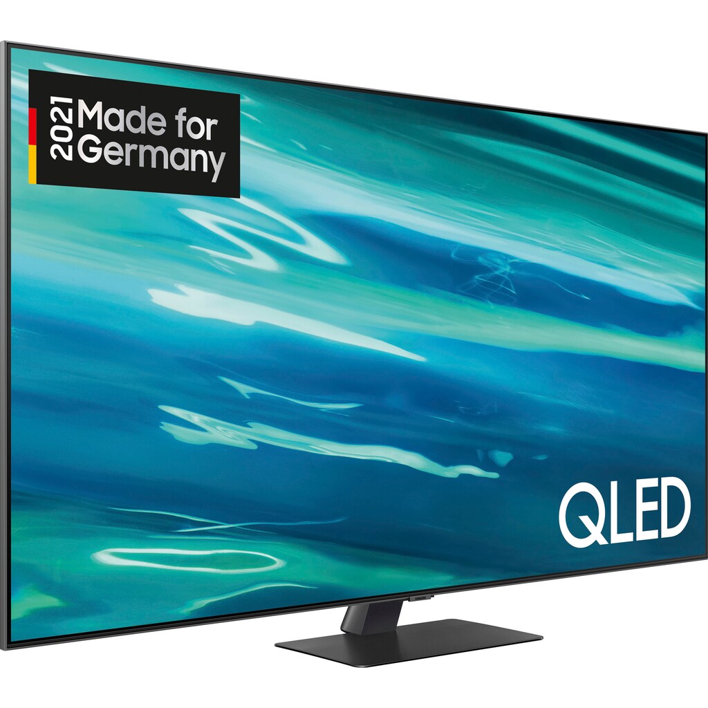 Samsung QLED-Fernseher »GQ55Q80AAT«, 138 cm/55 Zoll, 4K Ultra HD, Smart-TV, Quantum HDR 1500,Quantum Prozessor 4K,Direct Full Array
