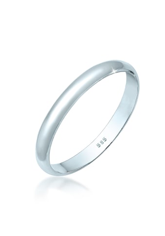 Elli Premium Partnerring »Basic Bandring Hochzeit Trauring 585 Weißgold« kaufen