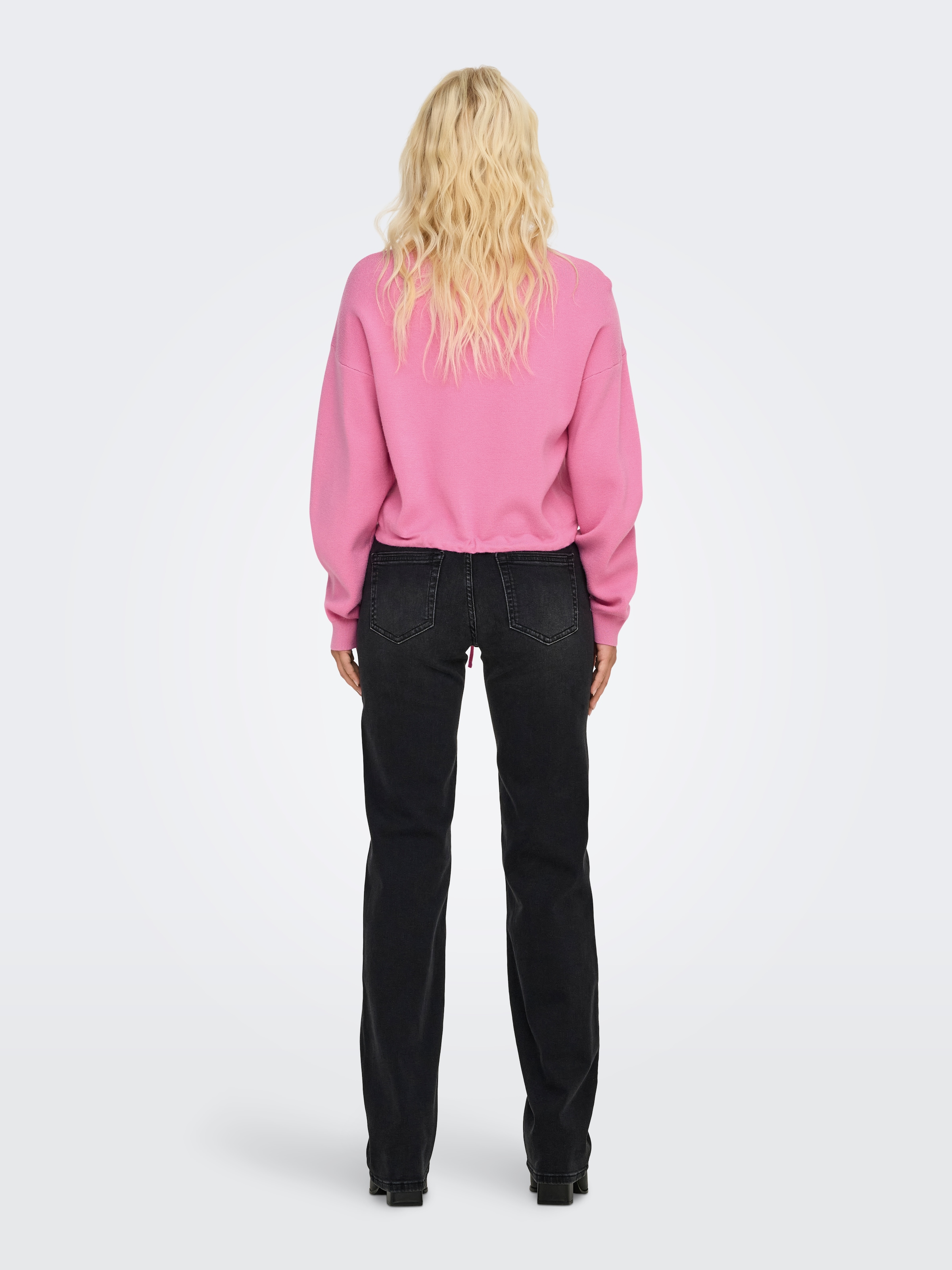 ONLY Strickpullover »ONLSUMMER LIFE LS O-NECK STRING CC KNT«