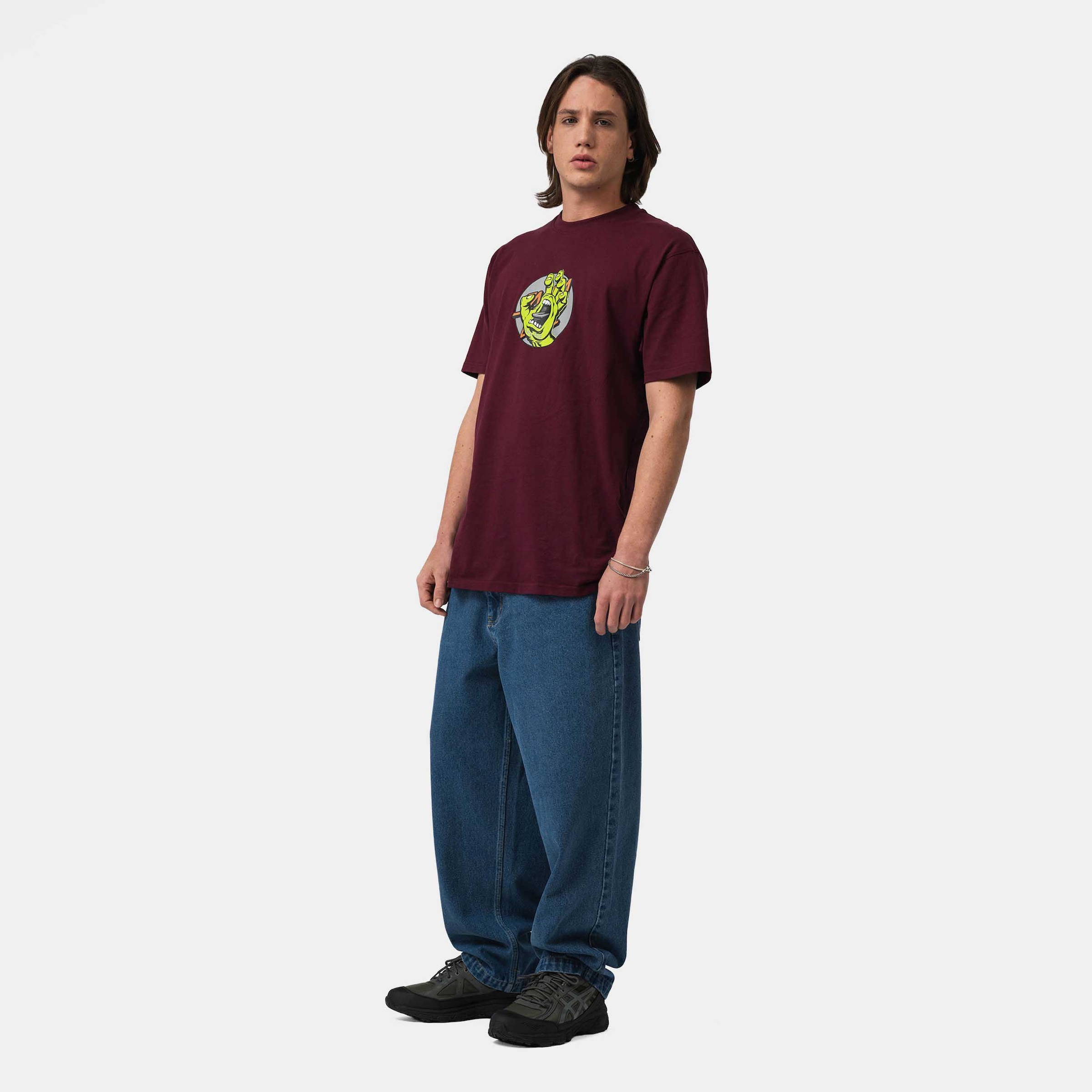 Santa Cruz T-Shirt »HAND DOT FRONT T-SHIRT«, (1 tlg.)
