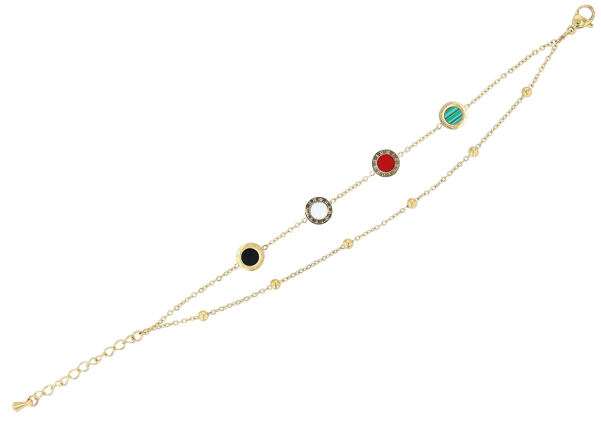 Adelia´s Armband »Damen Armband aus Edelstahl 16+3 cm«