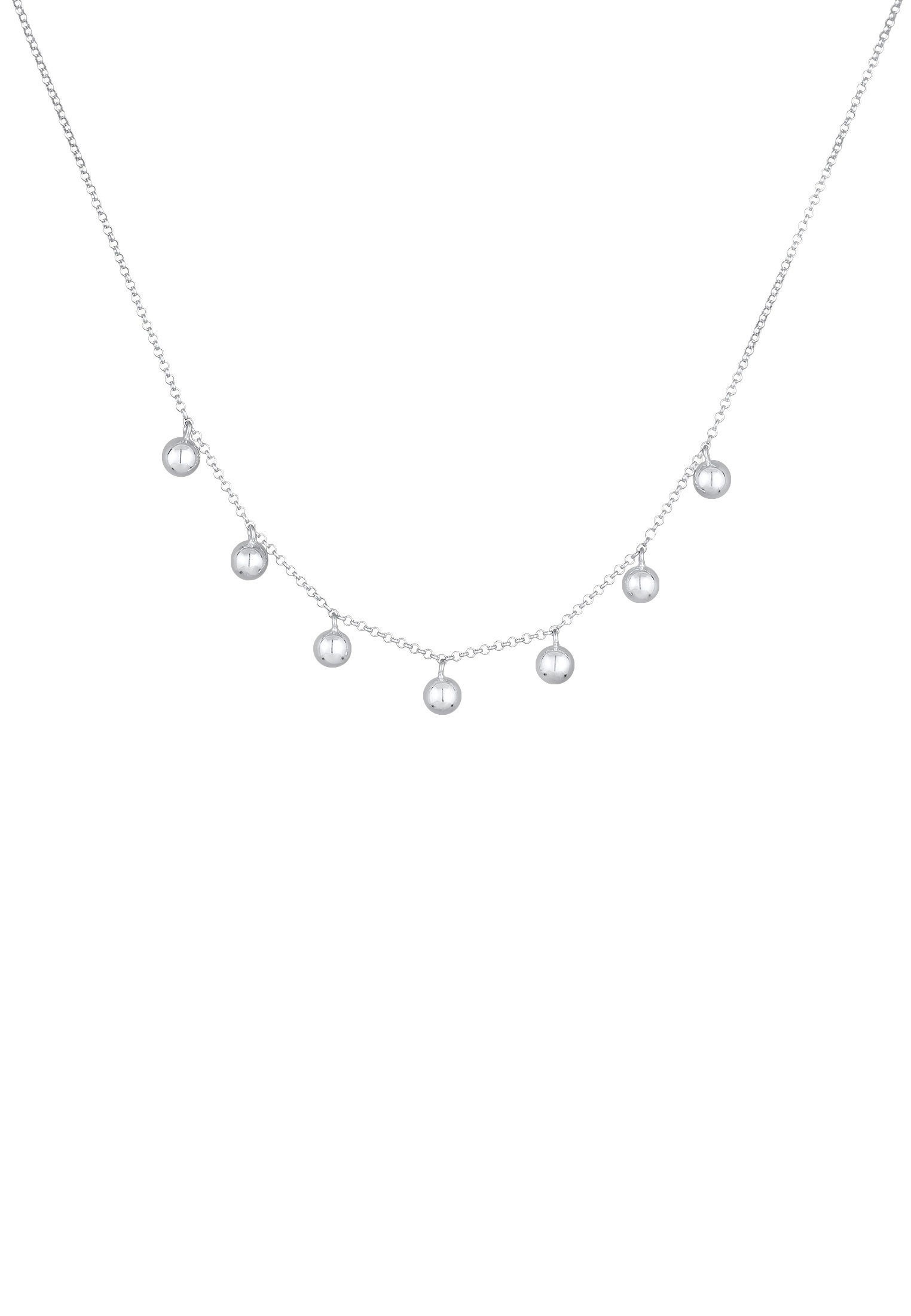 Elli Silberkette »Halskette Kristalle Anhänger 925 Silber«