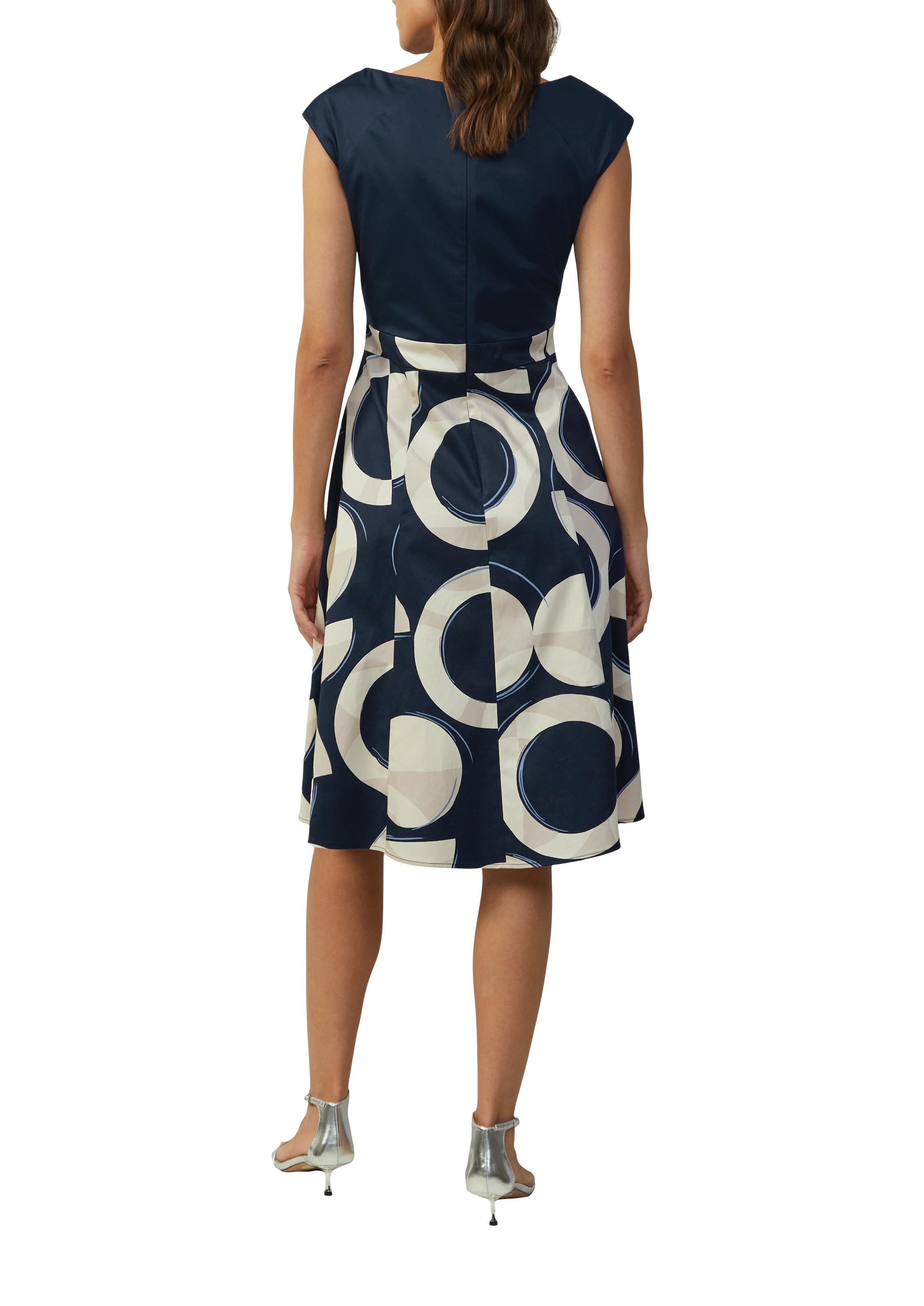 s.Oliver BLACK LABEL A-Linien-Kleid, mit All-Over Print