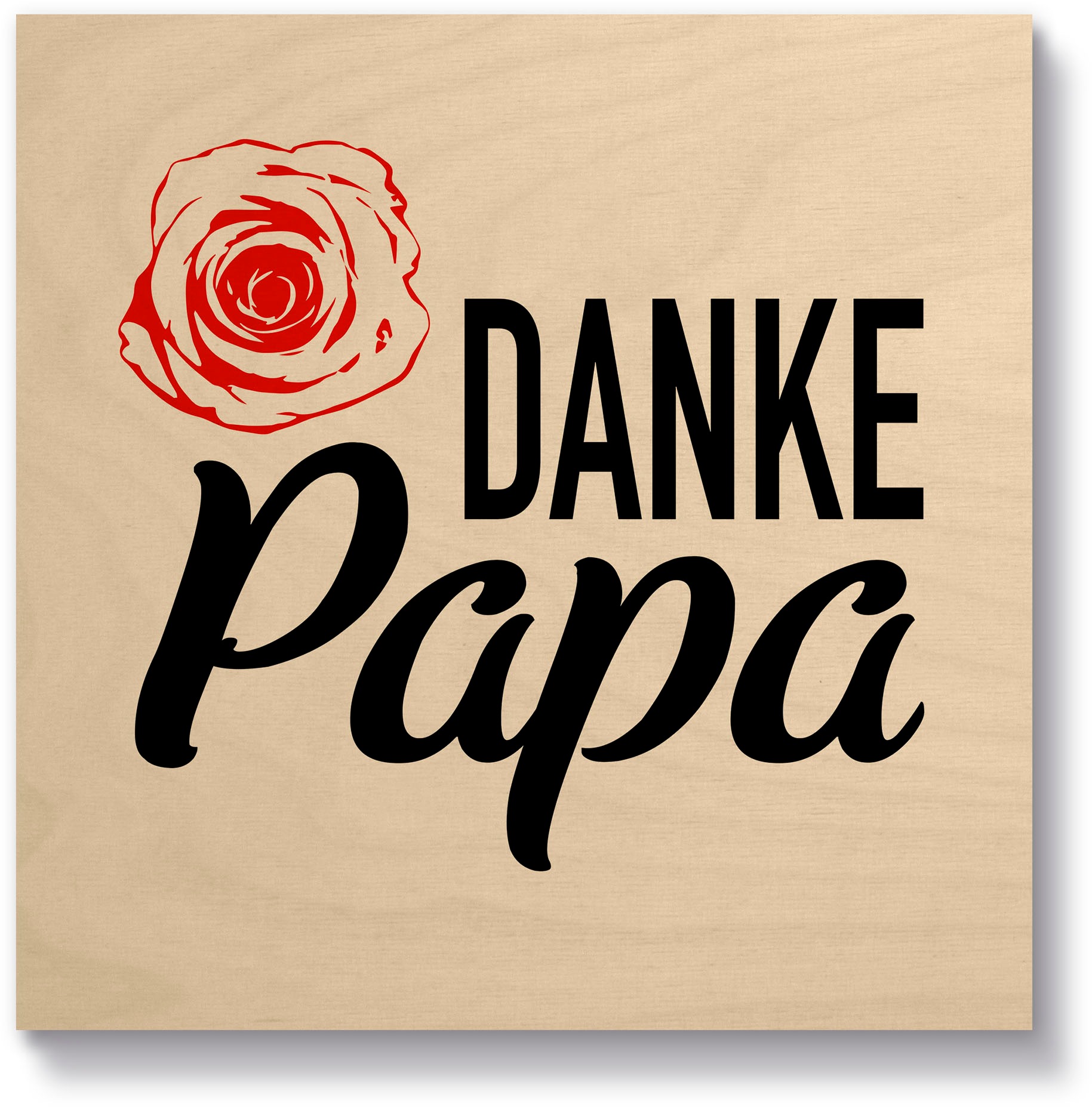 Artland Holzbild »Danke Papa«, (1 St.)