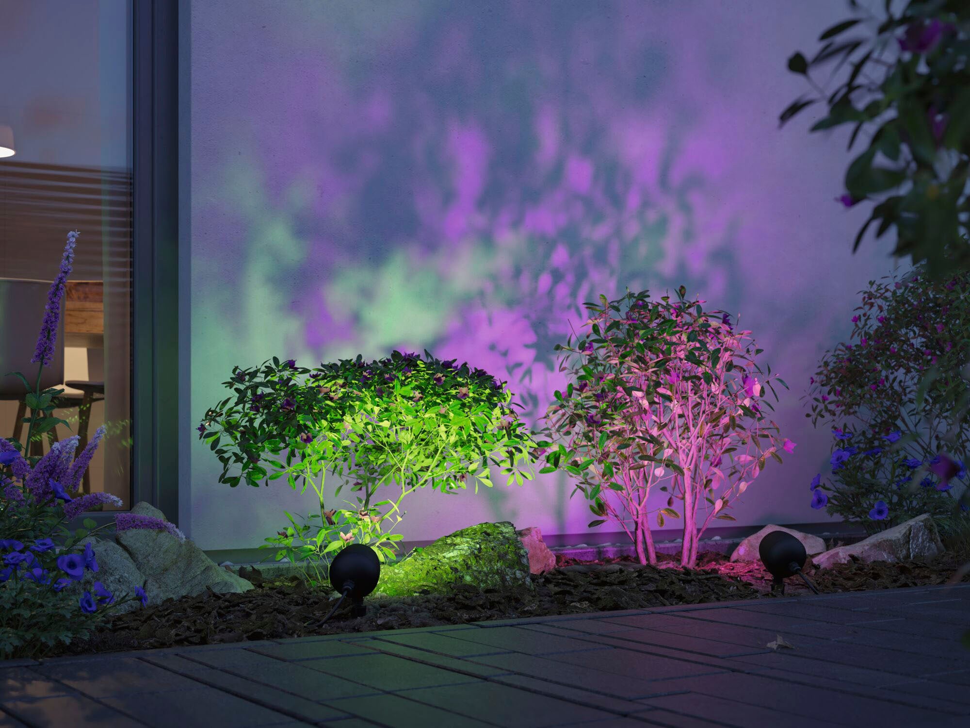 Paulmann LED Gartenleuchte »Outdoor 230V Spot Kikolo RGBW ZigBee«, 1 flammig, ZigBee RGBW