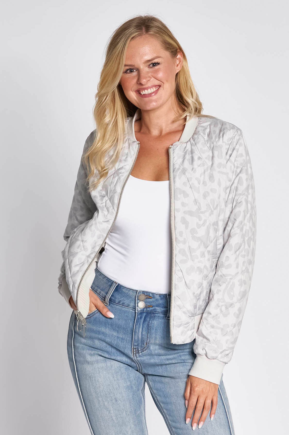 Zhrill Wendejacke »JULIE CORDUROY«, ohne Kapuze, mit Cord und floralem Muster