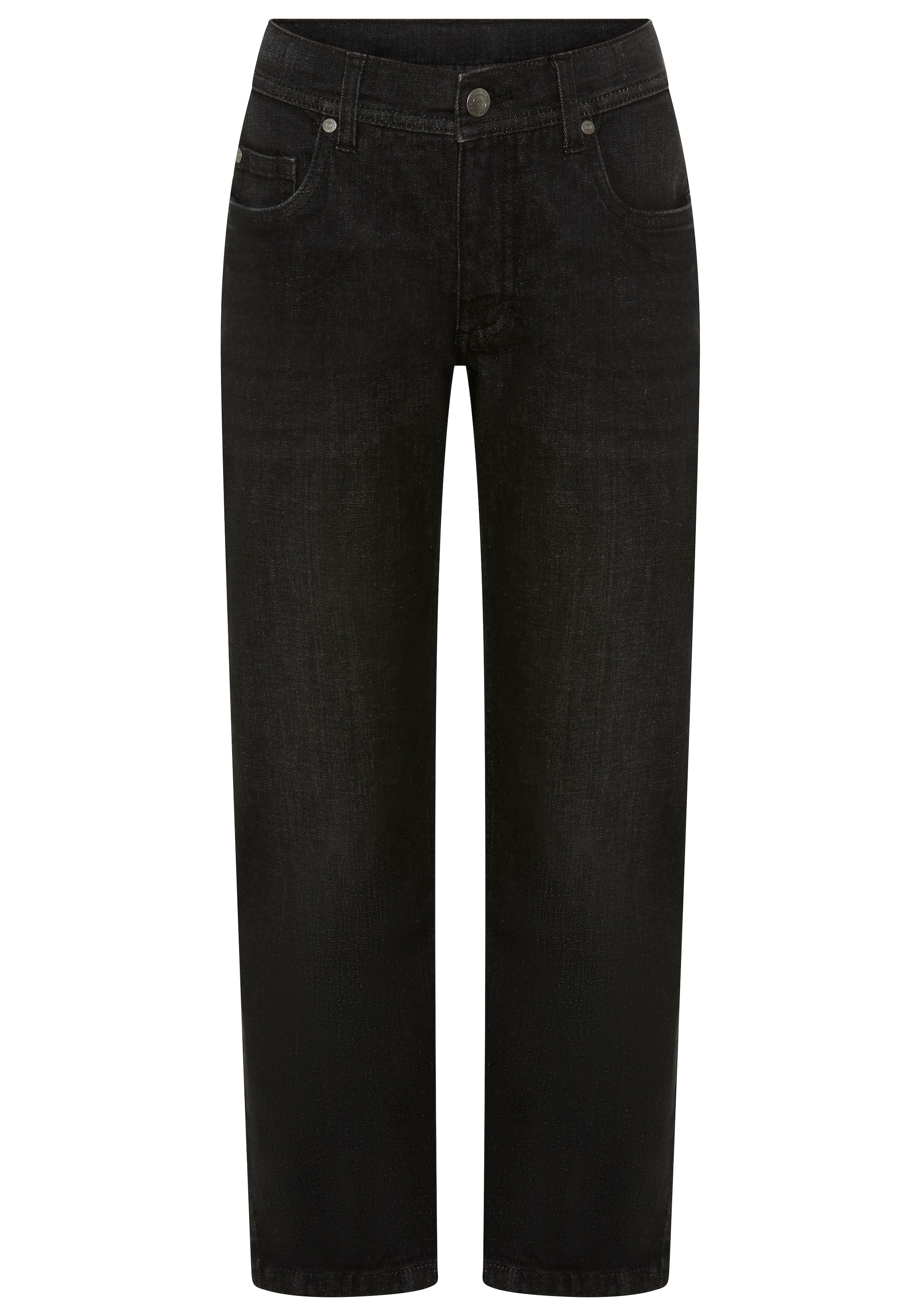 KangaROOS Loose-fit-Jeans »Jeans mit weitem Bein« , mit Logo-Stickerei
