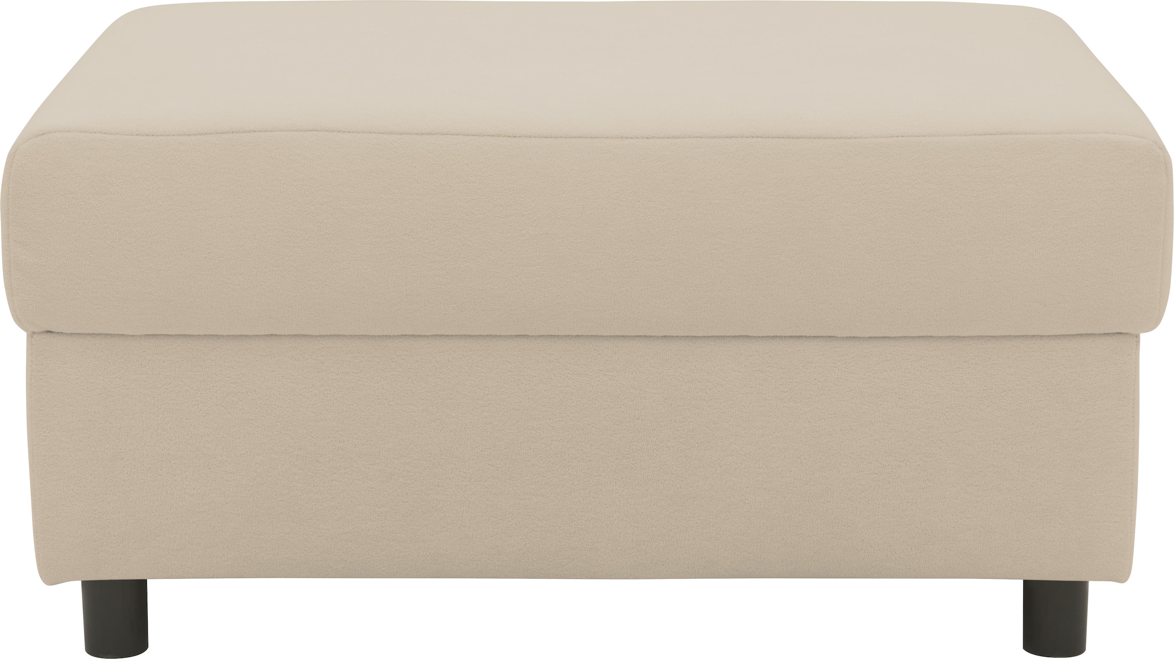 DOMO collection Polsterhocker »Turah 2 in Cord oder Luxus-Microfaser«, moderner Polsterhocker, passend zum Ecksofa, B/T/H: 83/60/44 cm