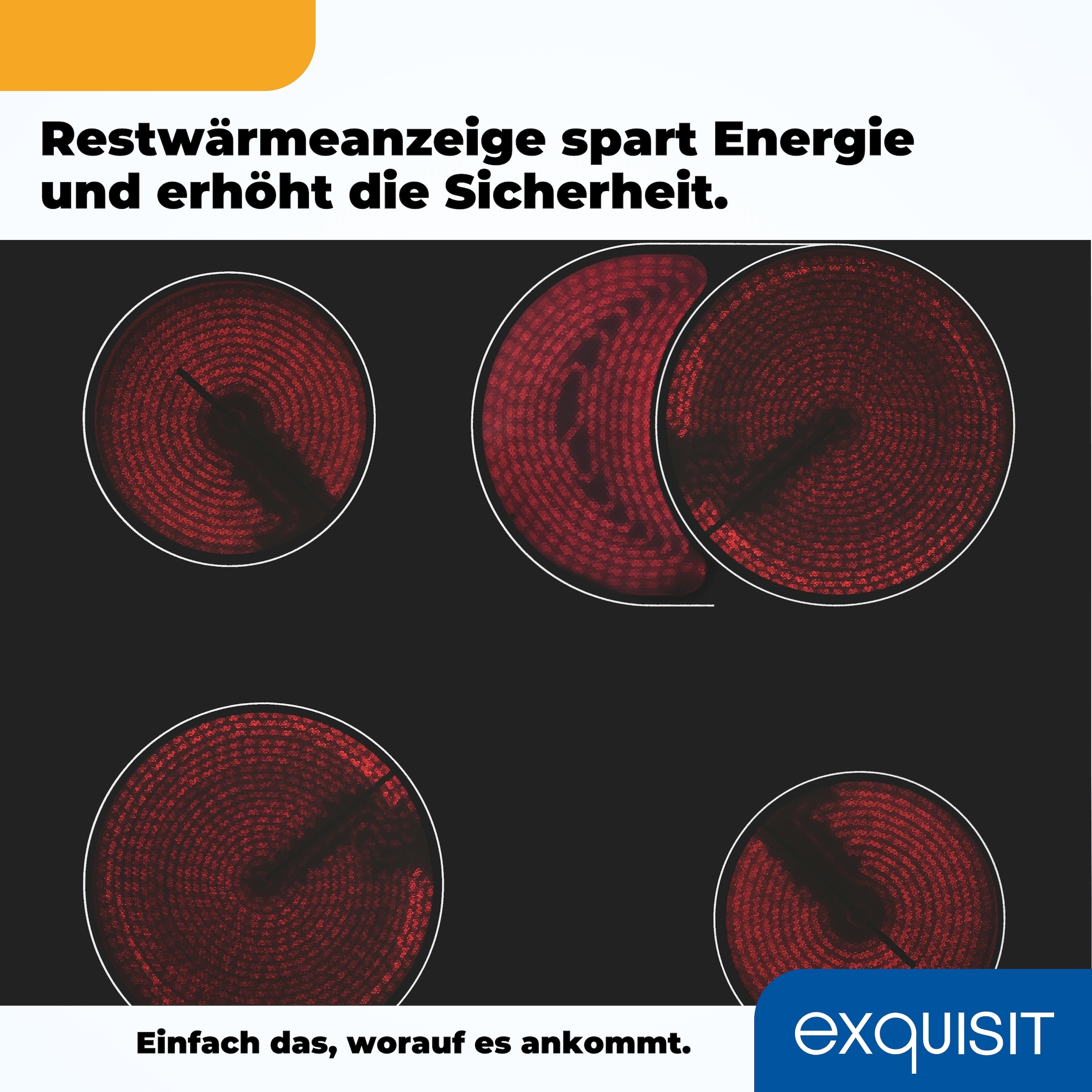 exquisit Elektro-Herd-Set »EHE157-UBZ-020 schwarz«