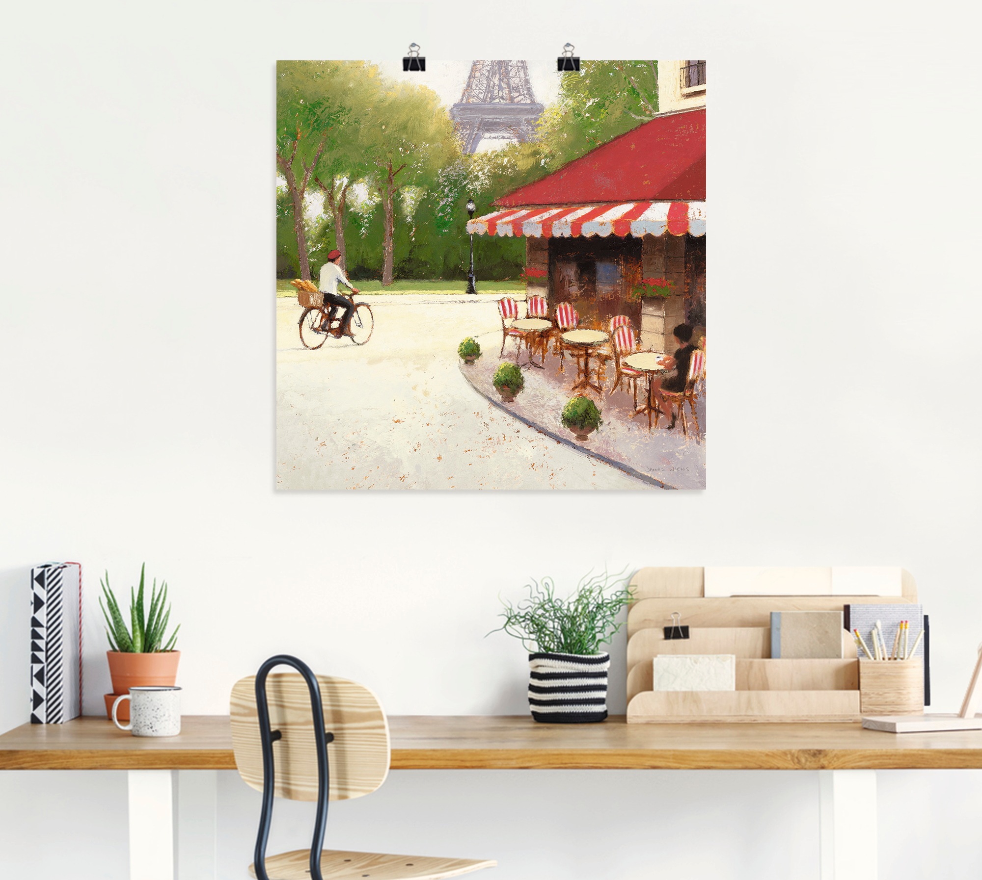 Artland Poster »Café du Martin III« Europa 1 Stk. tlg. als Leinwandbild, Poster in verschied. Größen