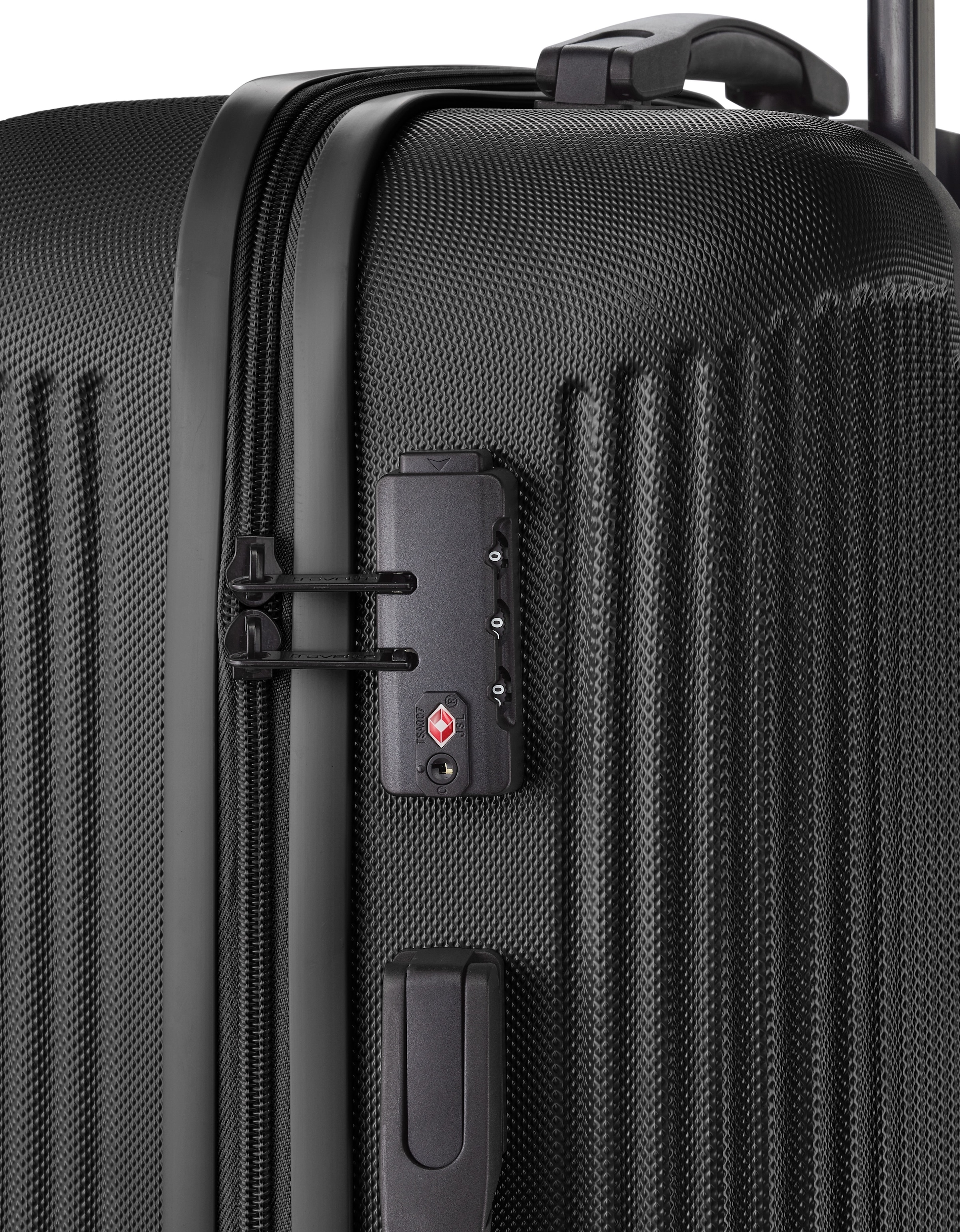 travelite Trolleyset »BALI 3-teilig Hartschale« TSA-Schloss – robustes Reisegepäck