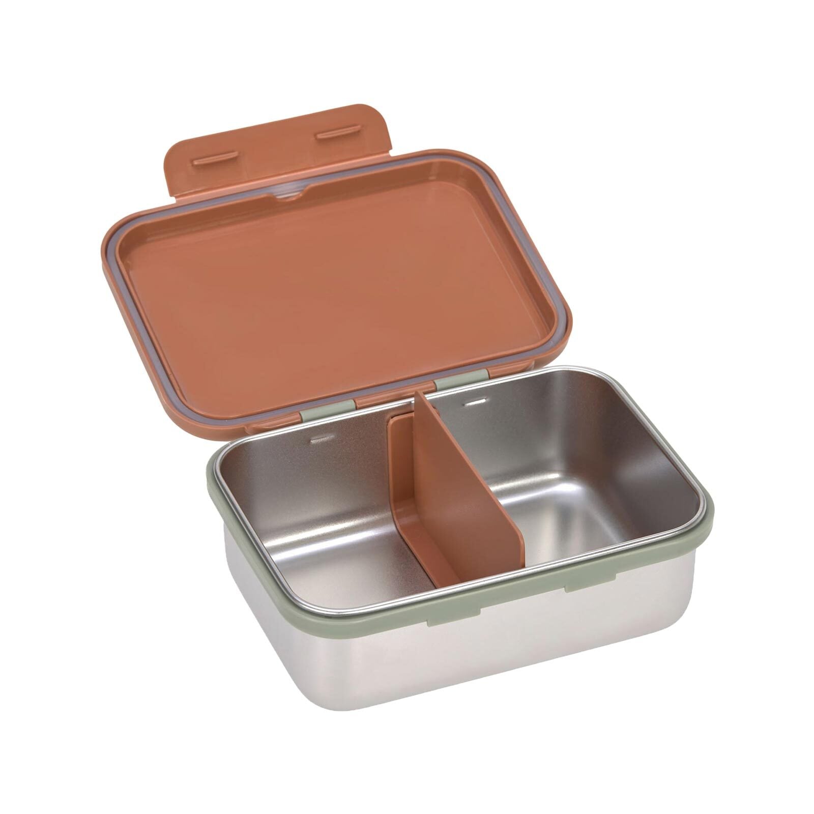 LÄSSIG Lunchbox »Edelstahl Lunchbox 17,3 x 13,3 x 6,9 cm«, (1 tlg.)