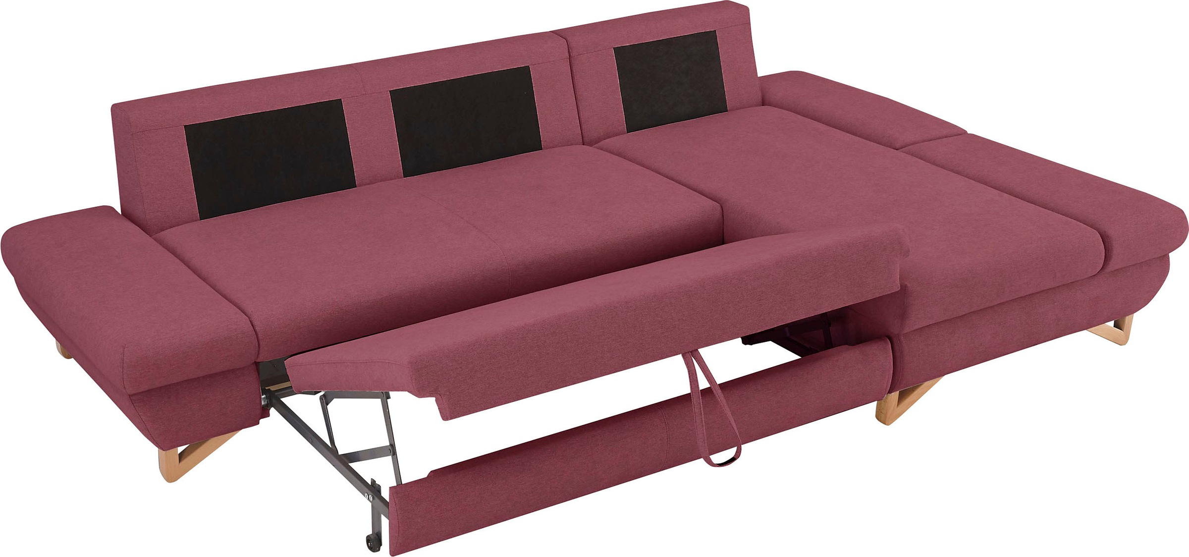 Home affaire Schlafsofa »City/Giron« komfortable Bettfunktion (Liegefläche 245 x 138 cm), sowie Bettkasten