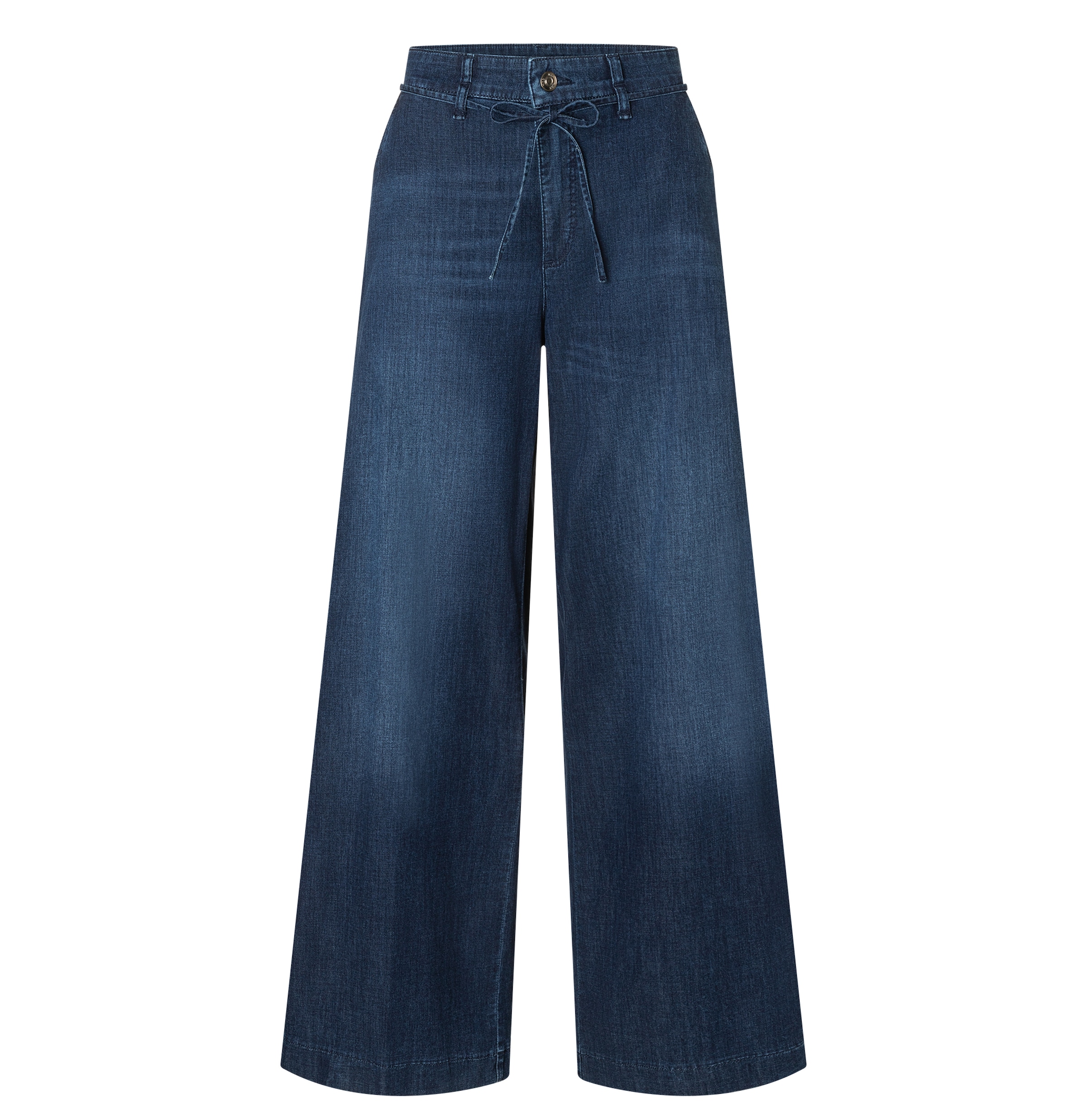 MAC Weite Jeans »WENDY« mit Denim-Binde-Gürtel