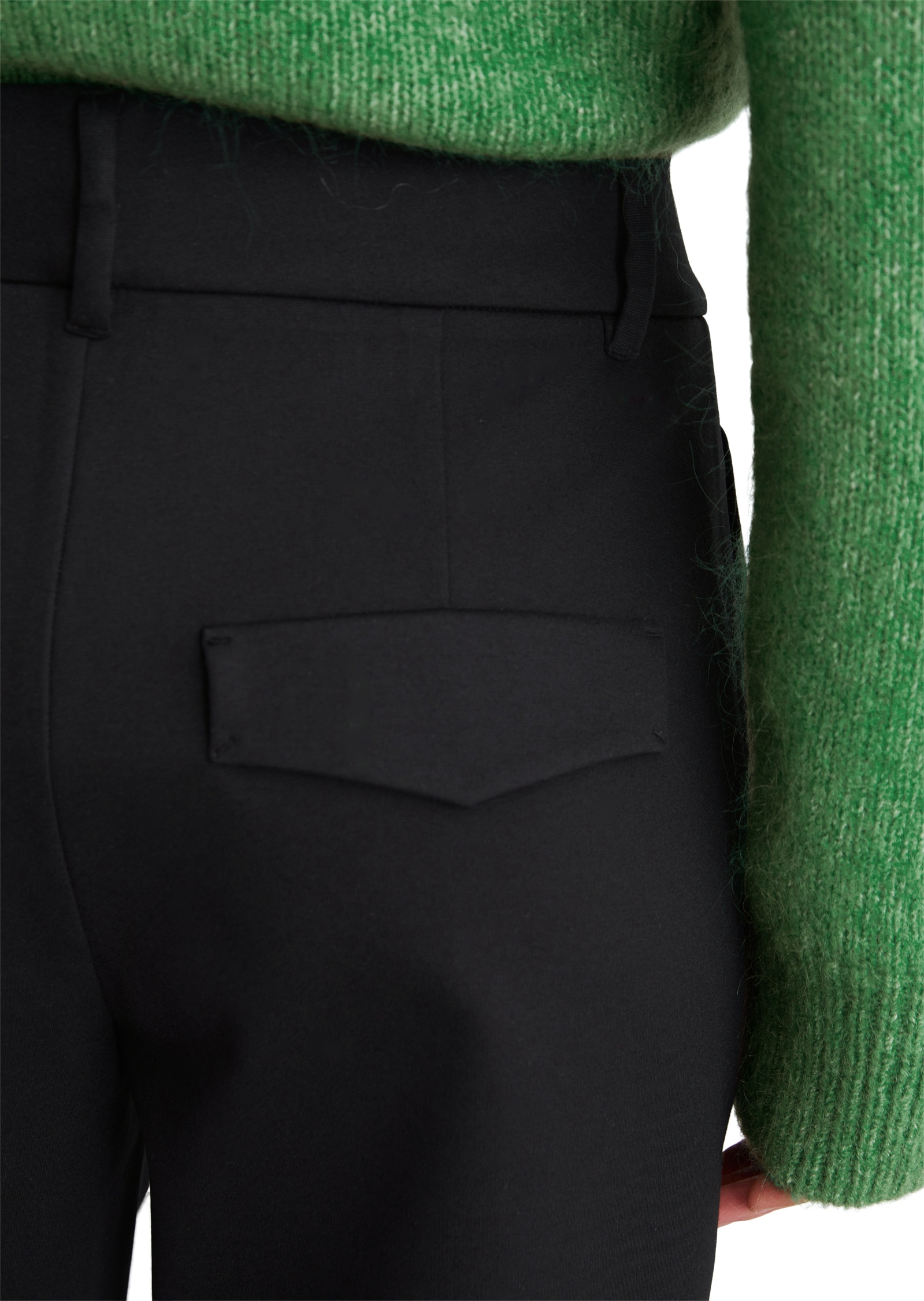 Marc O'Polo DENIM Jerseyhose, hat als Beinabschluss ein schmales, elastisches Bündchen